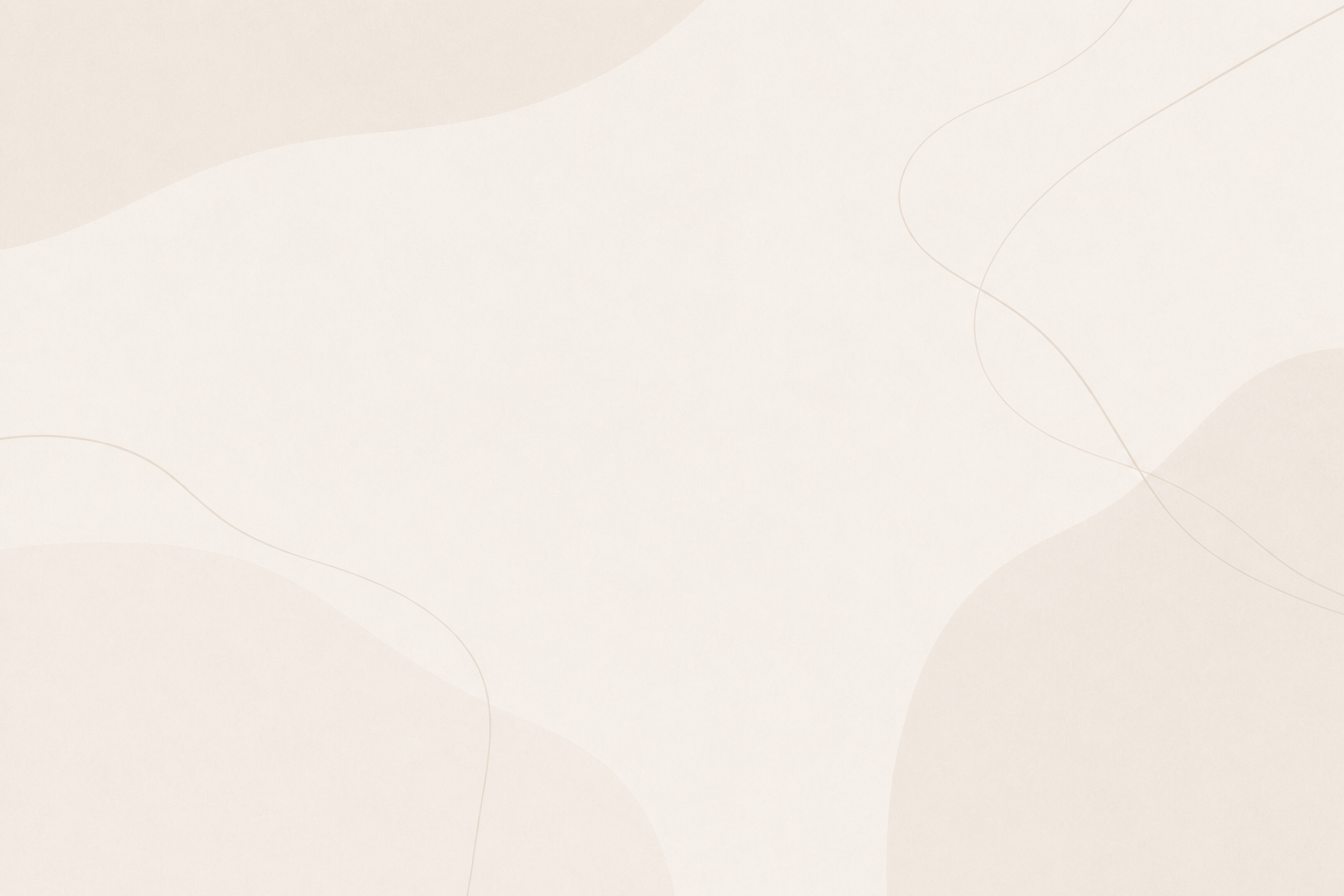 Light beige abstract background with subtle curves and lines.