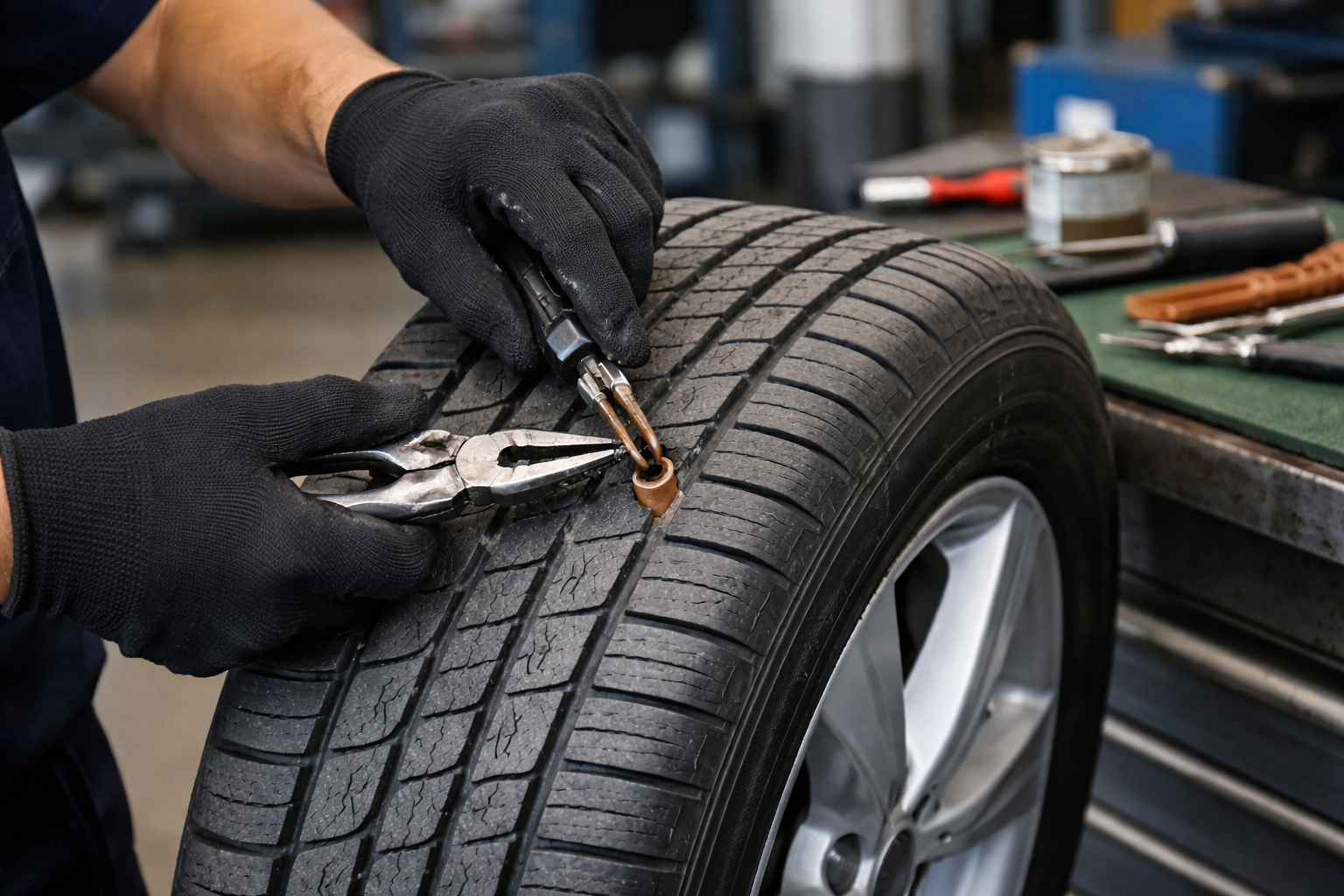 Flat tire repair and puncture fix service in Los Angeles