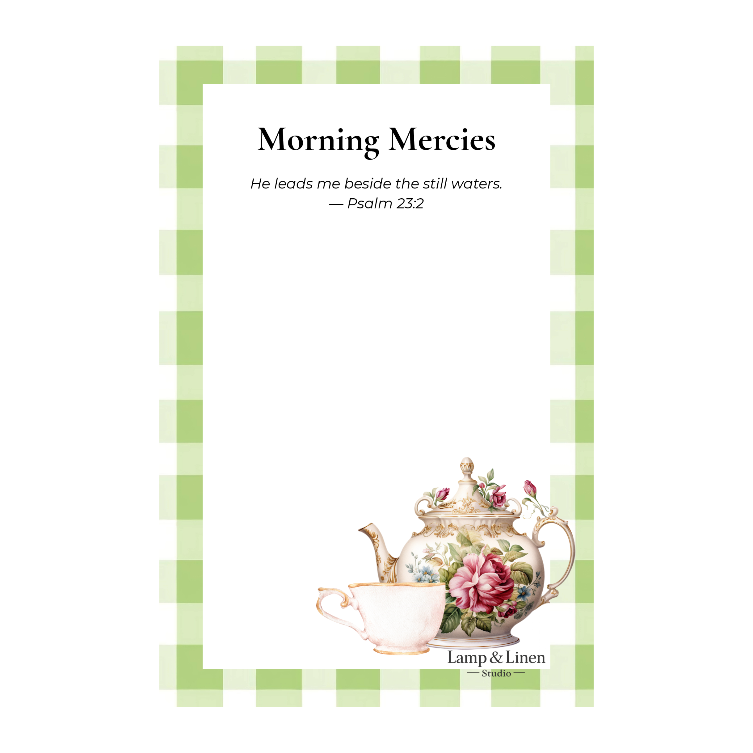 Morning Mercies Notepad