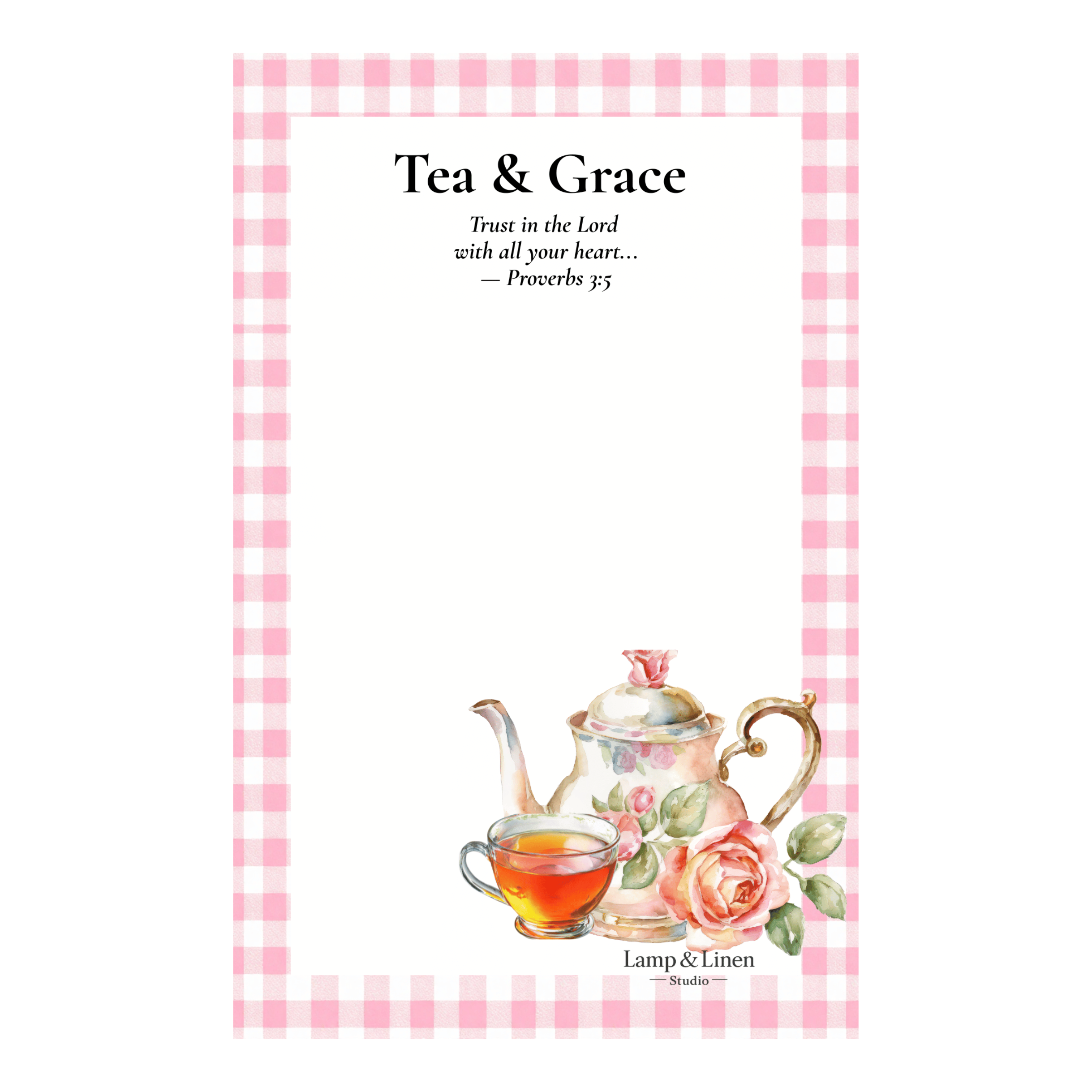 Tea & Grace Notepad
