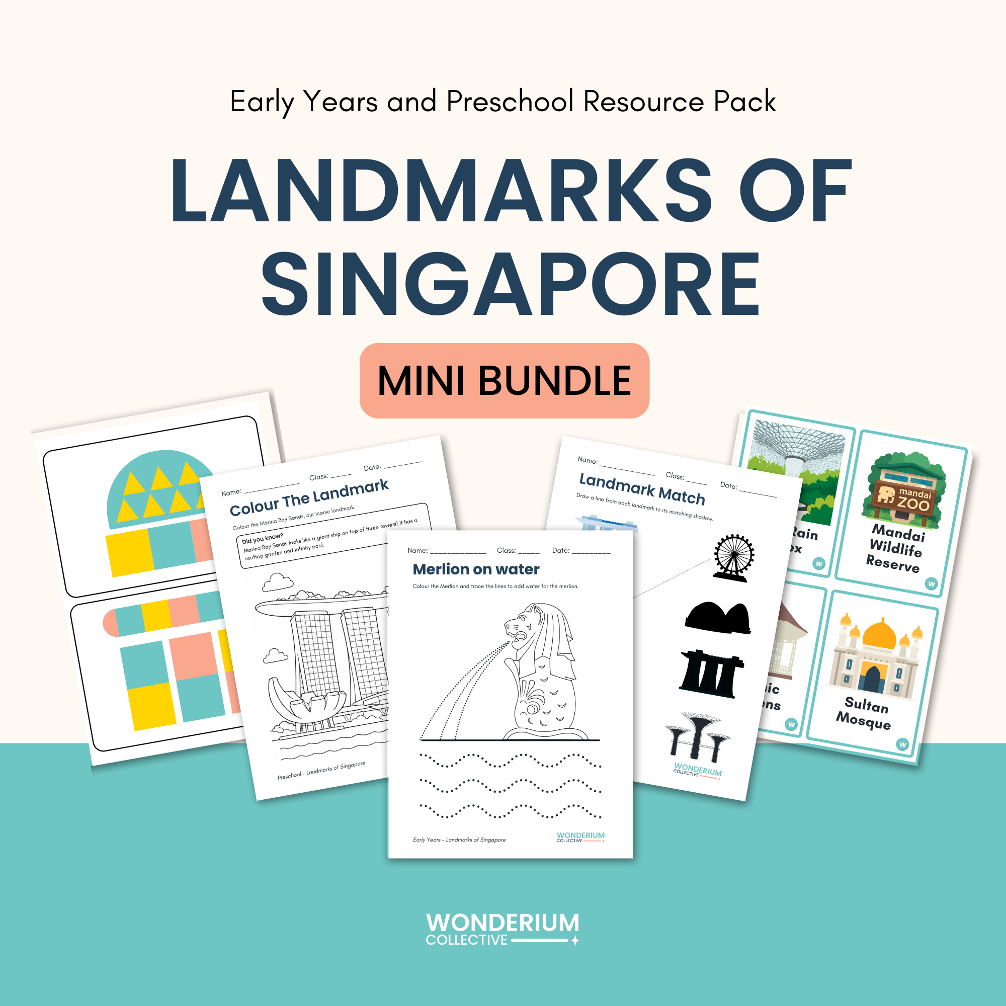 Preschool Landmarks of Singapore Resource Pack (Mini Bundle)