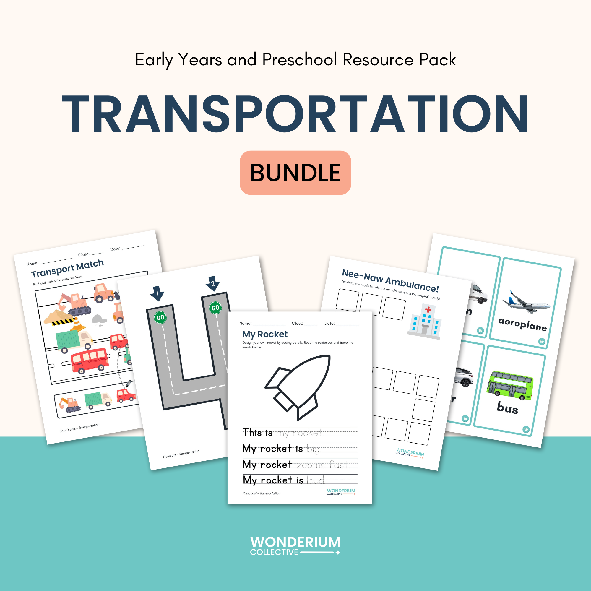 Preschool Transportation Resource Pack (Bundle)