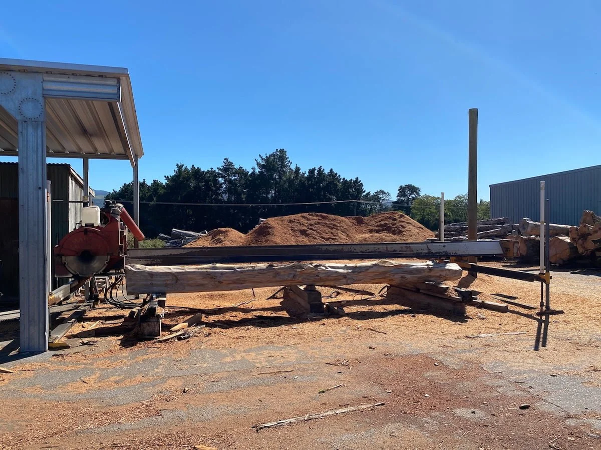 Ticehurst Timbers' sawmill for timber milling services