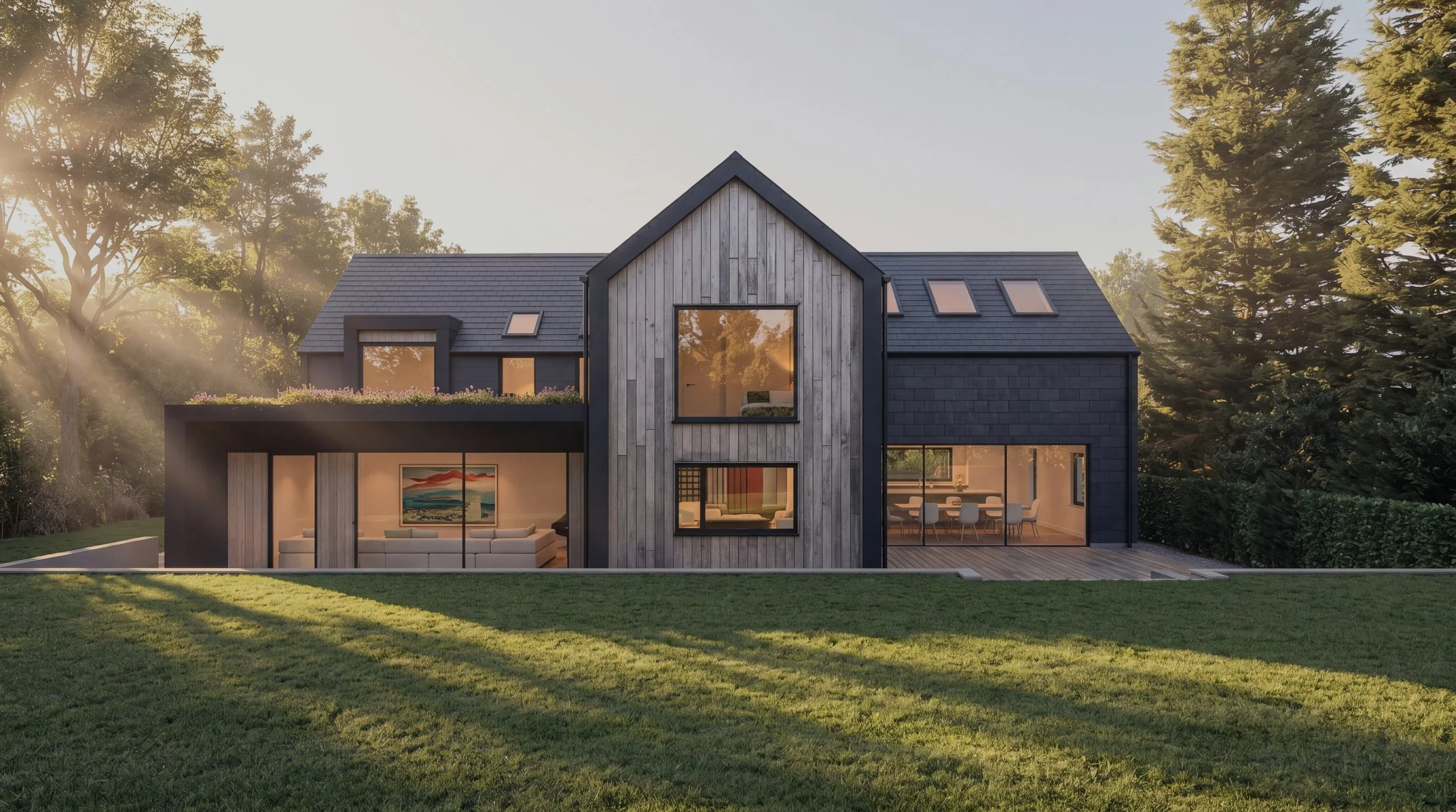 Taper - Rear Elevation