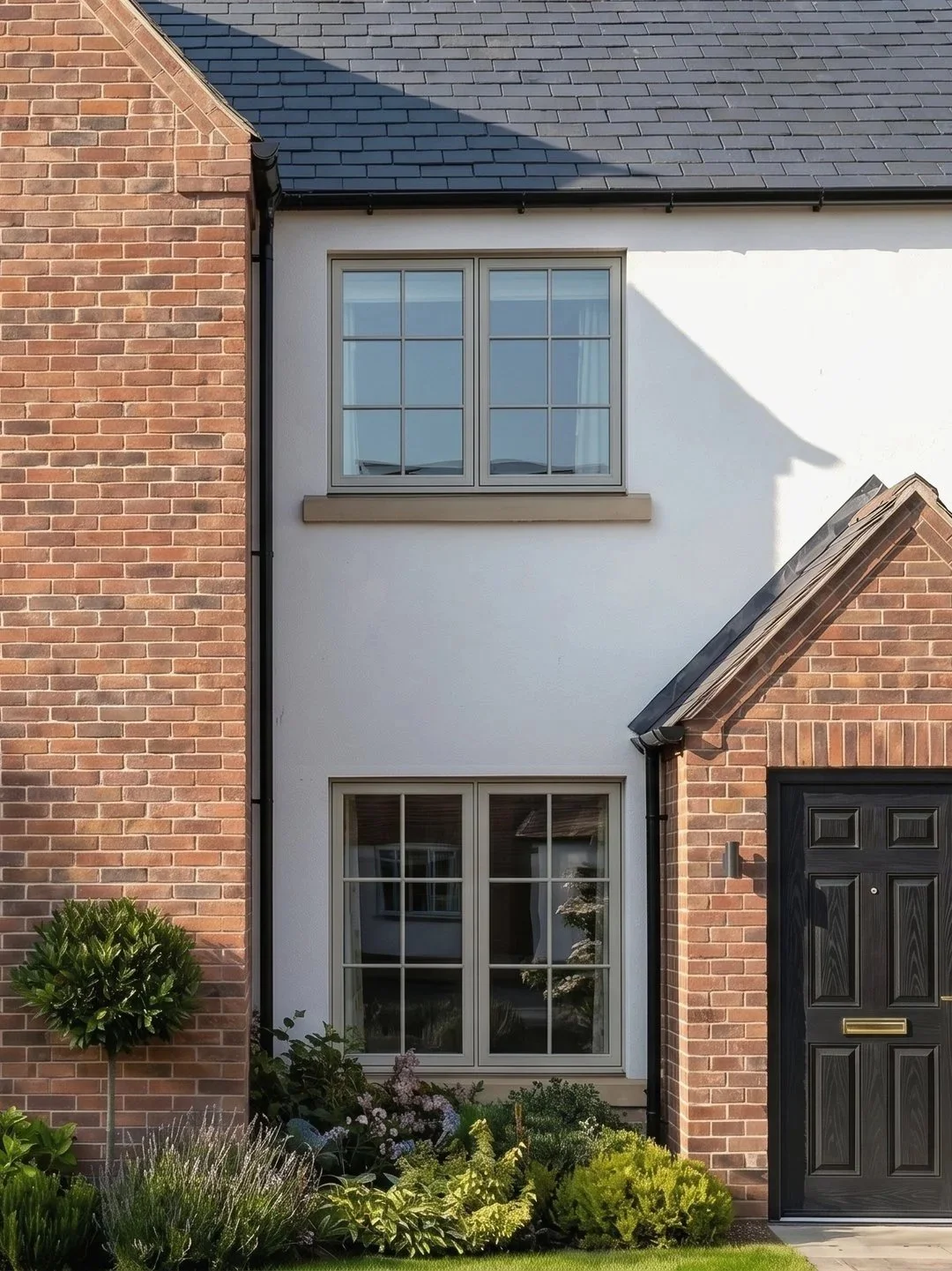 Window and material detail on extension to mid-century home, Hockley Heath — Gable by Studio Context