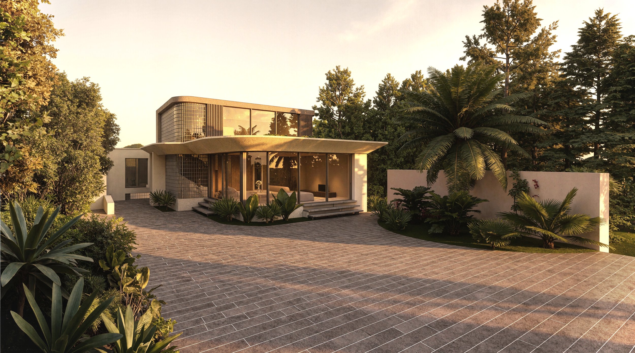 Pavilion - Rear Elevation
