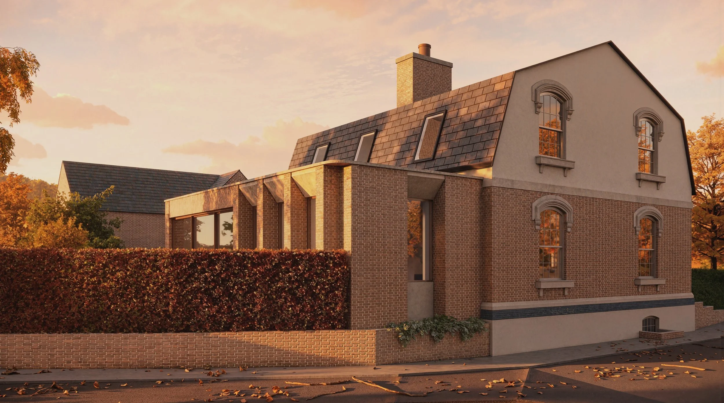 Brick pier extension to Victorian terraced house in Conservation Area, Stratford — Pier by Studio Context