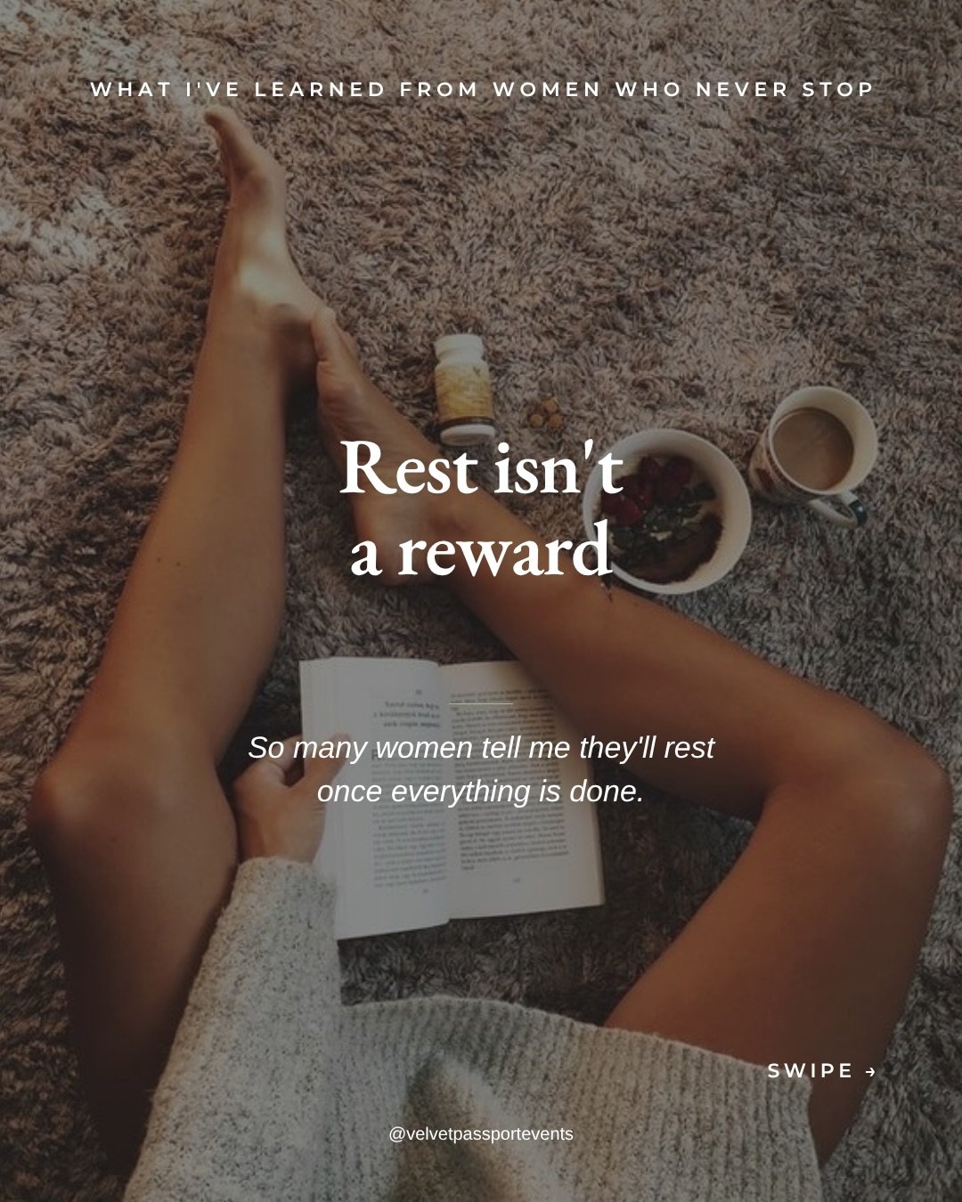 So many women tell me they&rsquo;ll rest once everything is done.

But everything is never done. So the rest never comes.

The guilt is real. I&rsquo;ve felt it too. But choosing time for yourself isn&rsquo;t selfish. It&rsquo;s how you keep showing 