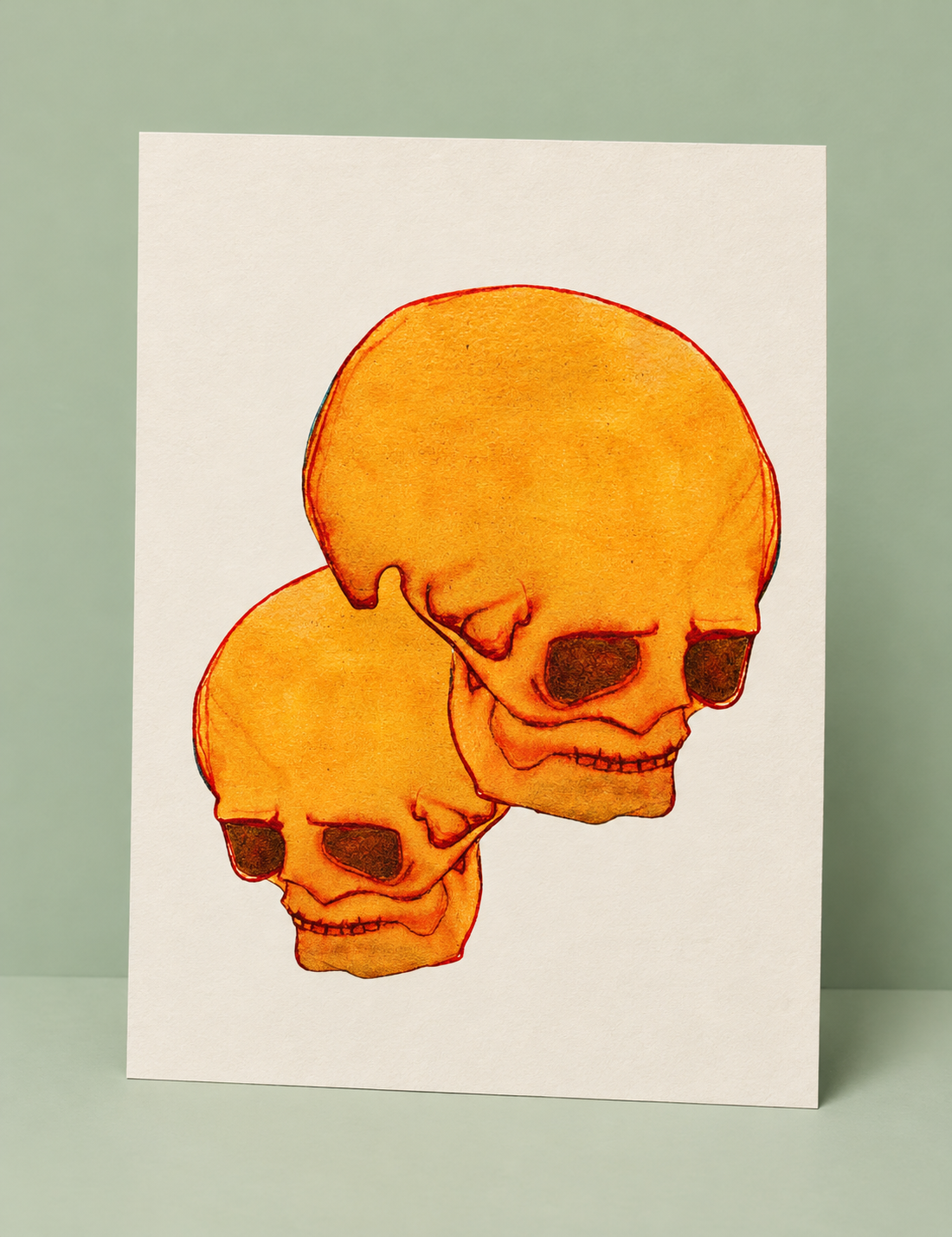 Warm Skull Duo Art Print.png