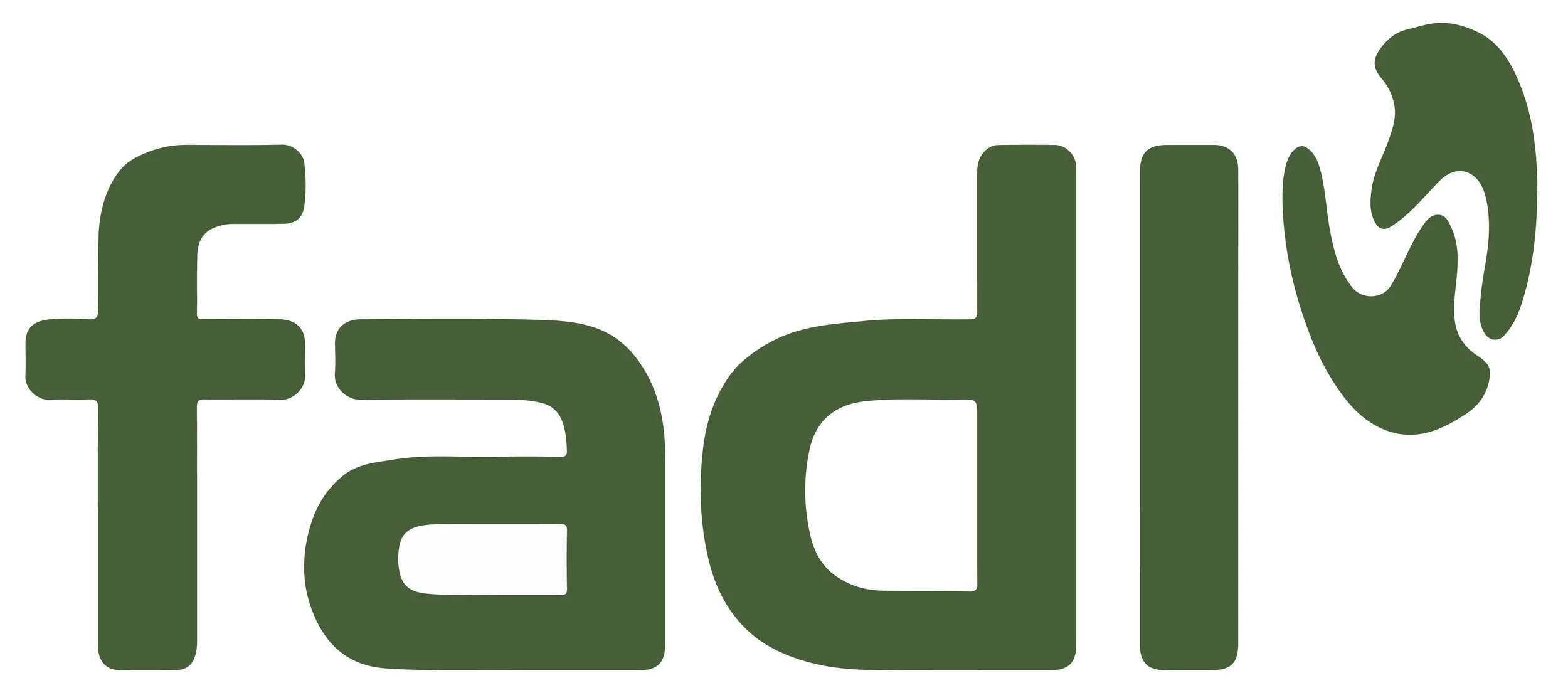 Logo af fadl med et grønt logo og tekst.