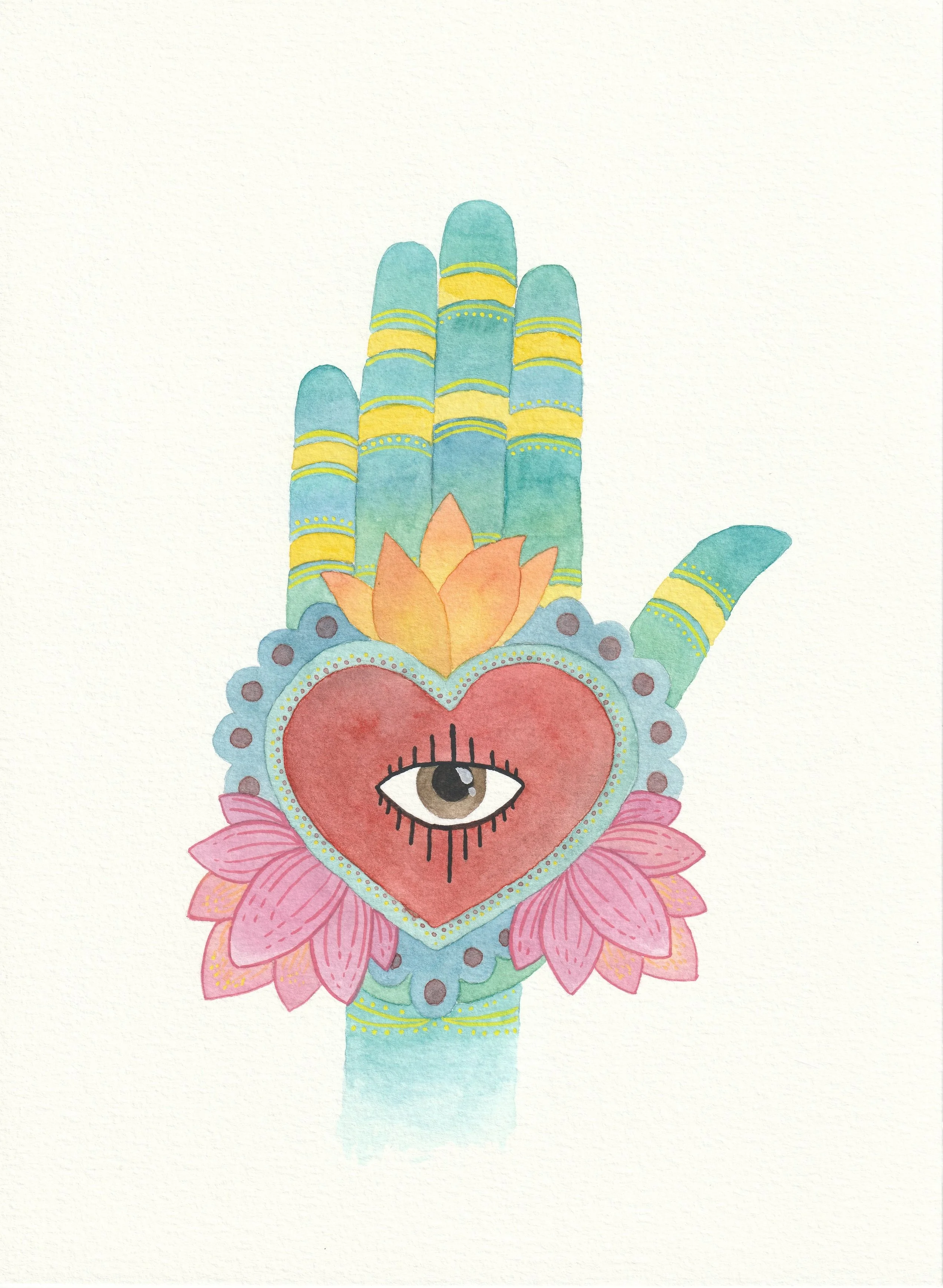 Milagrito que todo lo ve. 21 x 28.5 cm