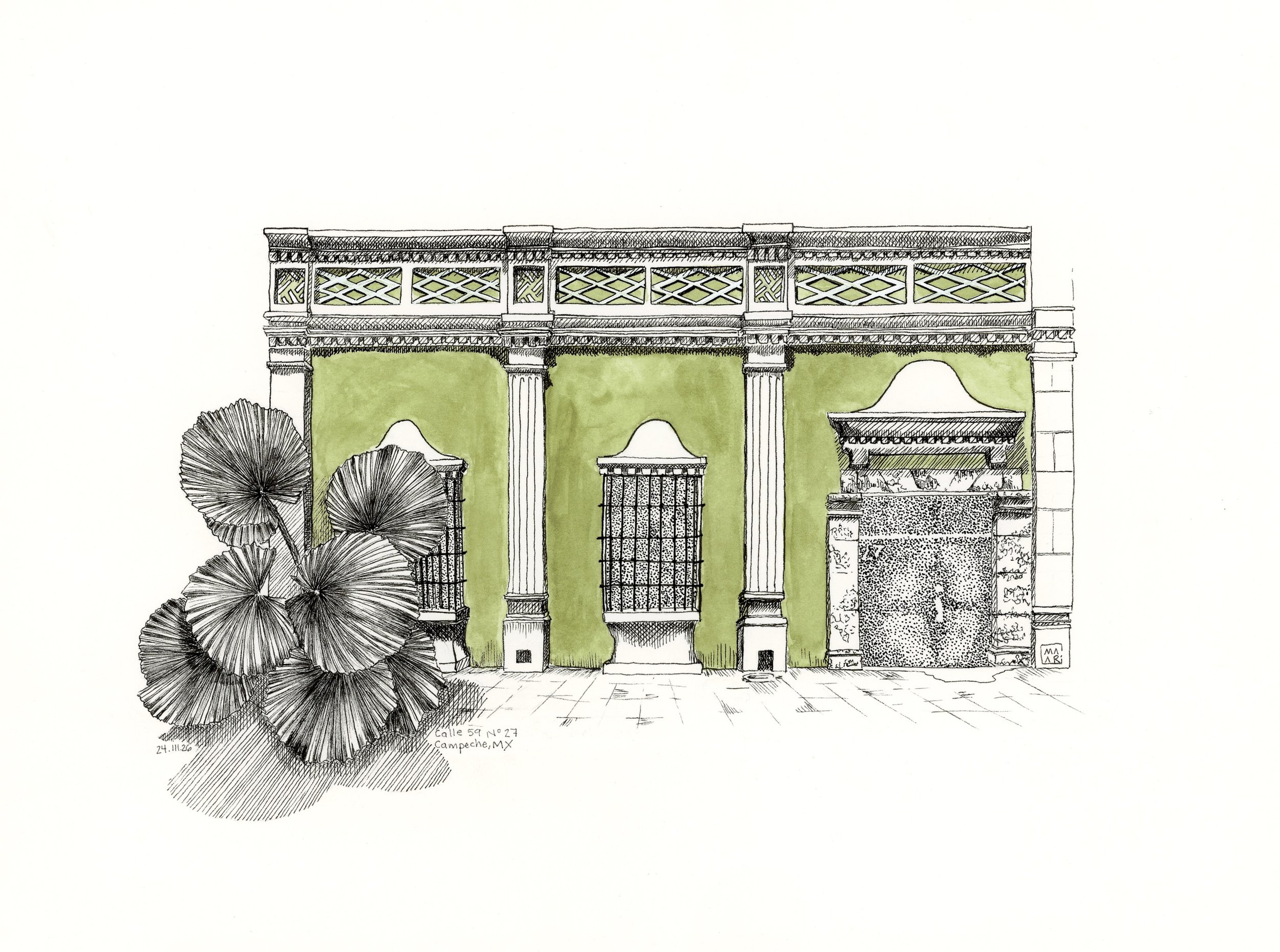 Calle 59, No 27. Campeche, México