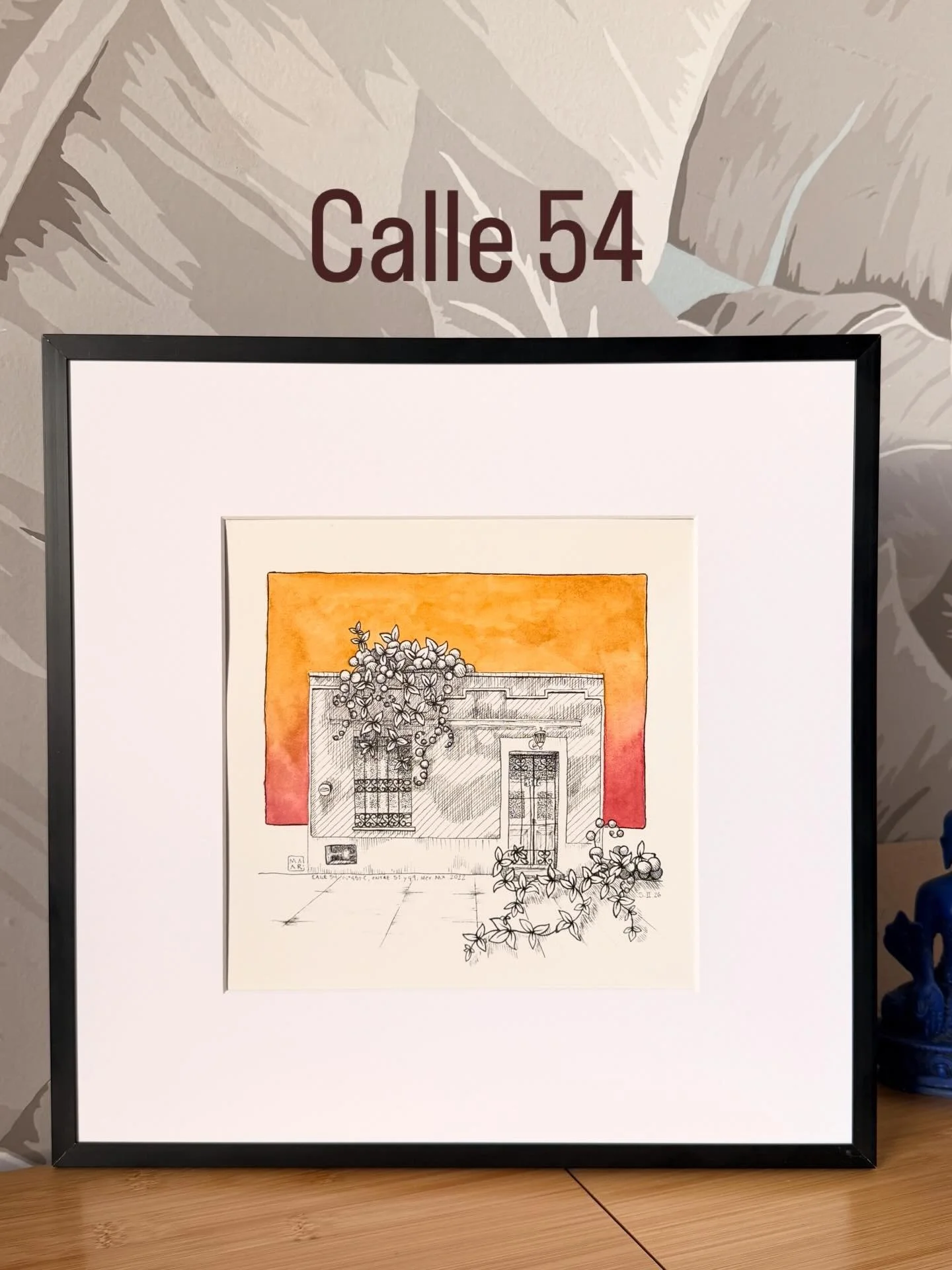 Calle 54 found their owners and now will be traveling to Scotland 🏴󠁧󠁢󠁳󠁣󠁴󠁿 💙
I&rsquo;m incredibly grateful to make this little part of Mexico gets to make across the sea. #watercolor #merida #mexico #acuarela #plantas