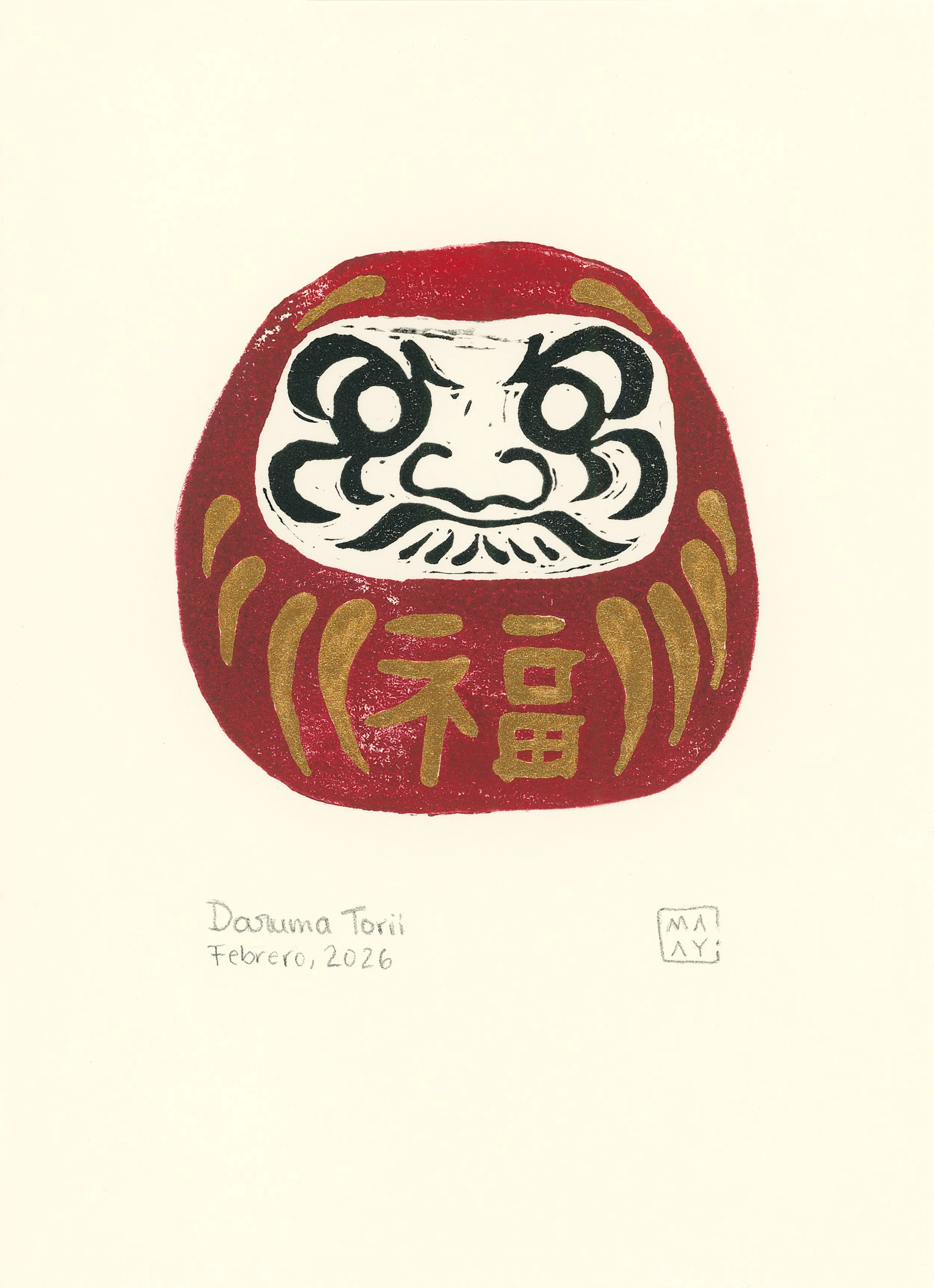 Daruma Torii. February, 2026