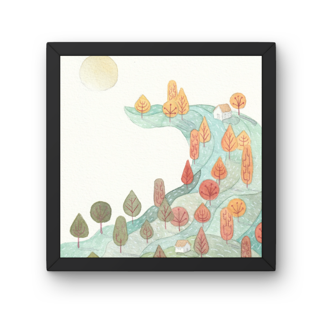 Kuunsilta. 15 x 15 cm*