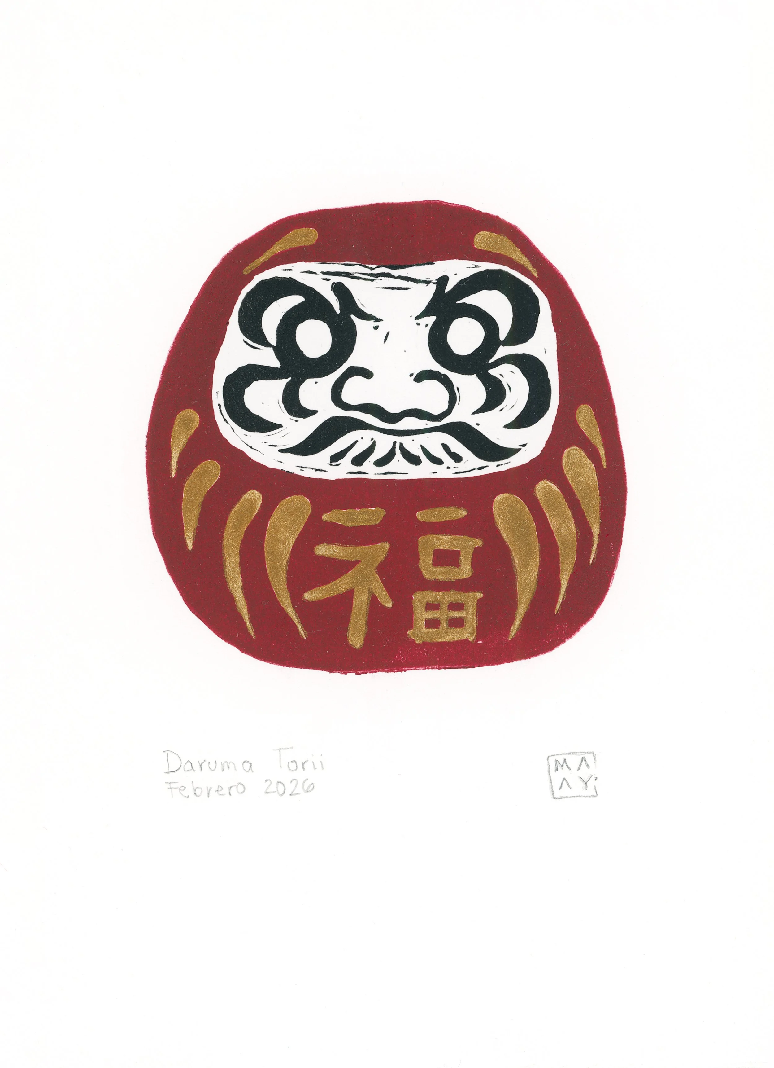 Daruma Torii. February, 2026