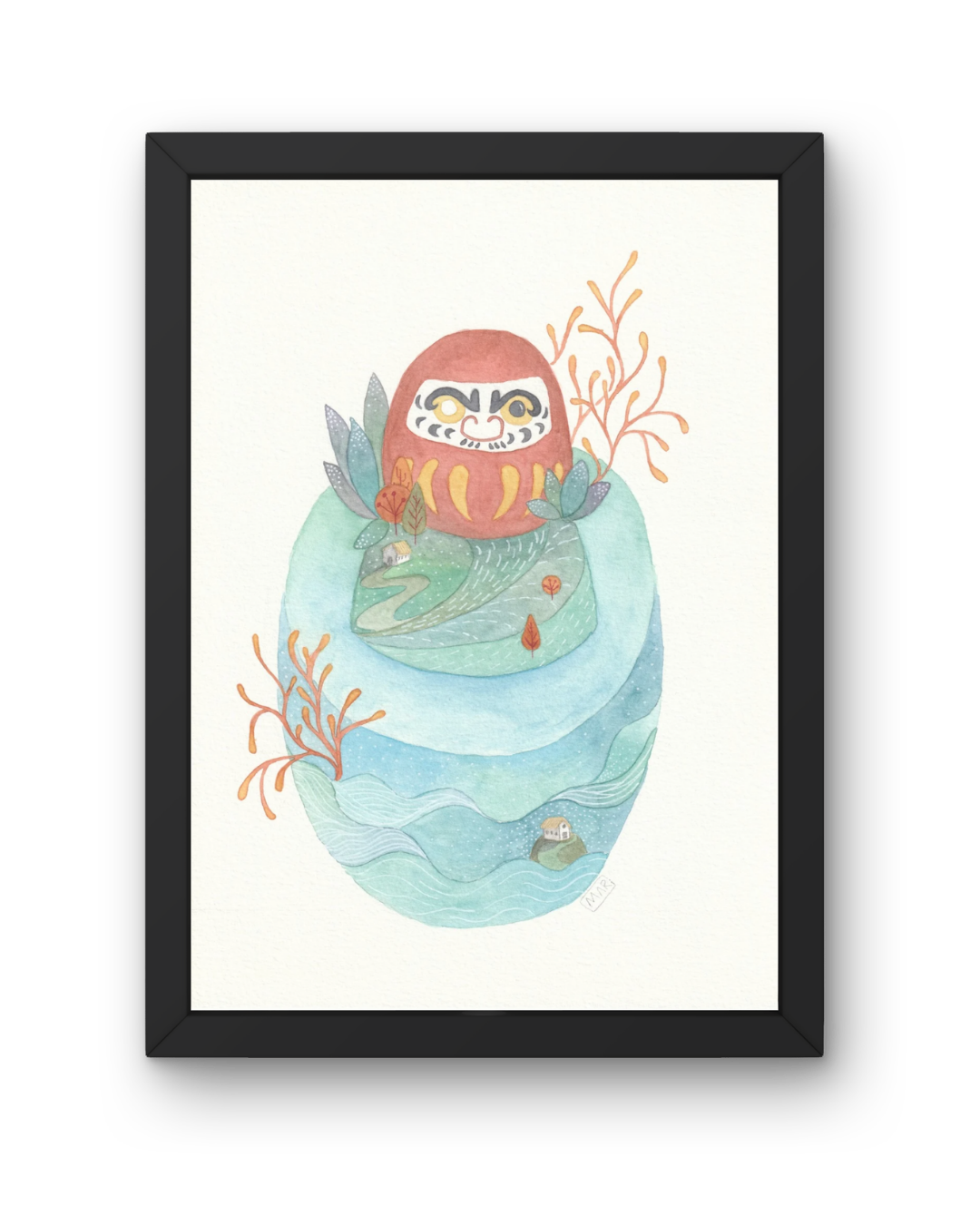 Isla Daruma. 21 x 28.5 cm*