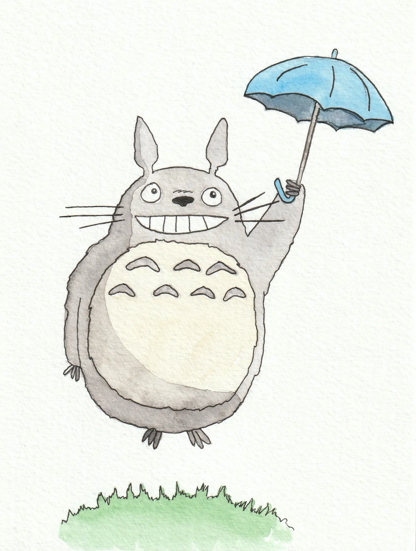 Totoro. 12 x 16 cm

