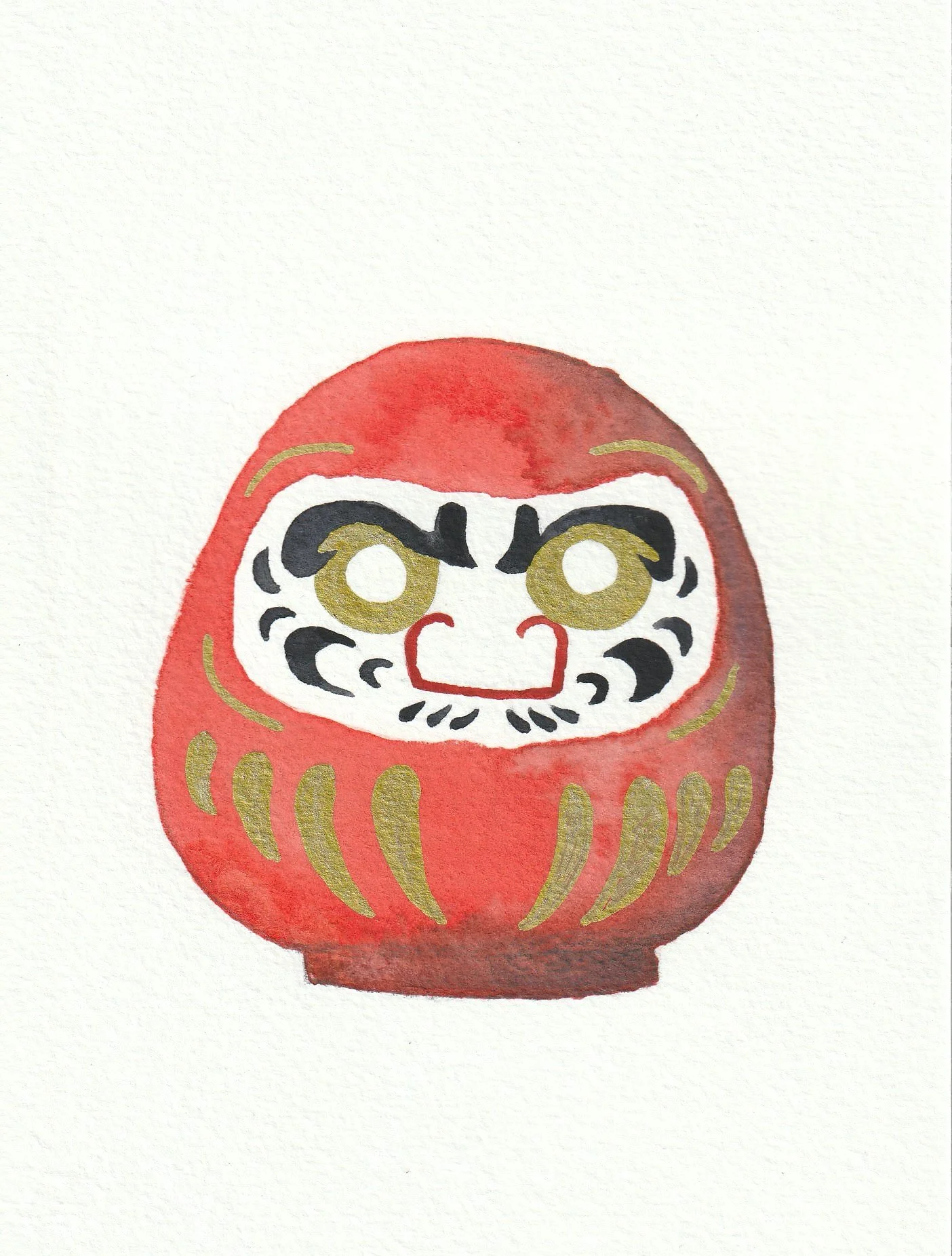 Daruma. 12 x 16 cm