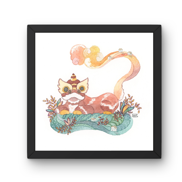 El guardián. 15 x 15 cm