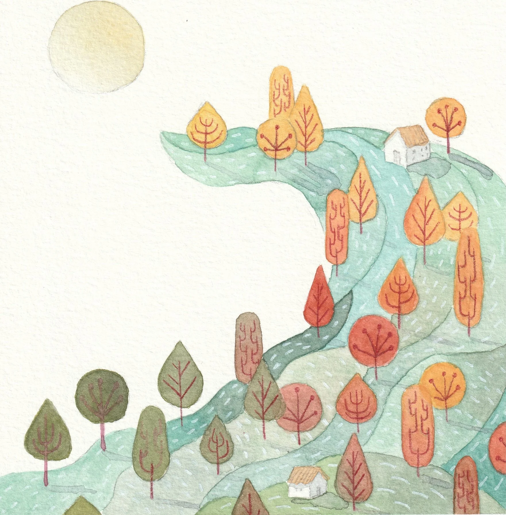 Kuunsilta. 15 x 15 cm