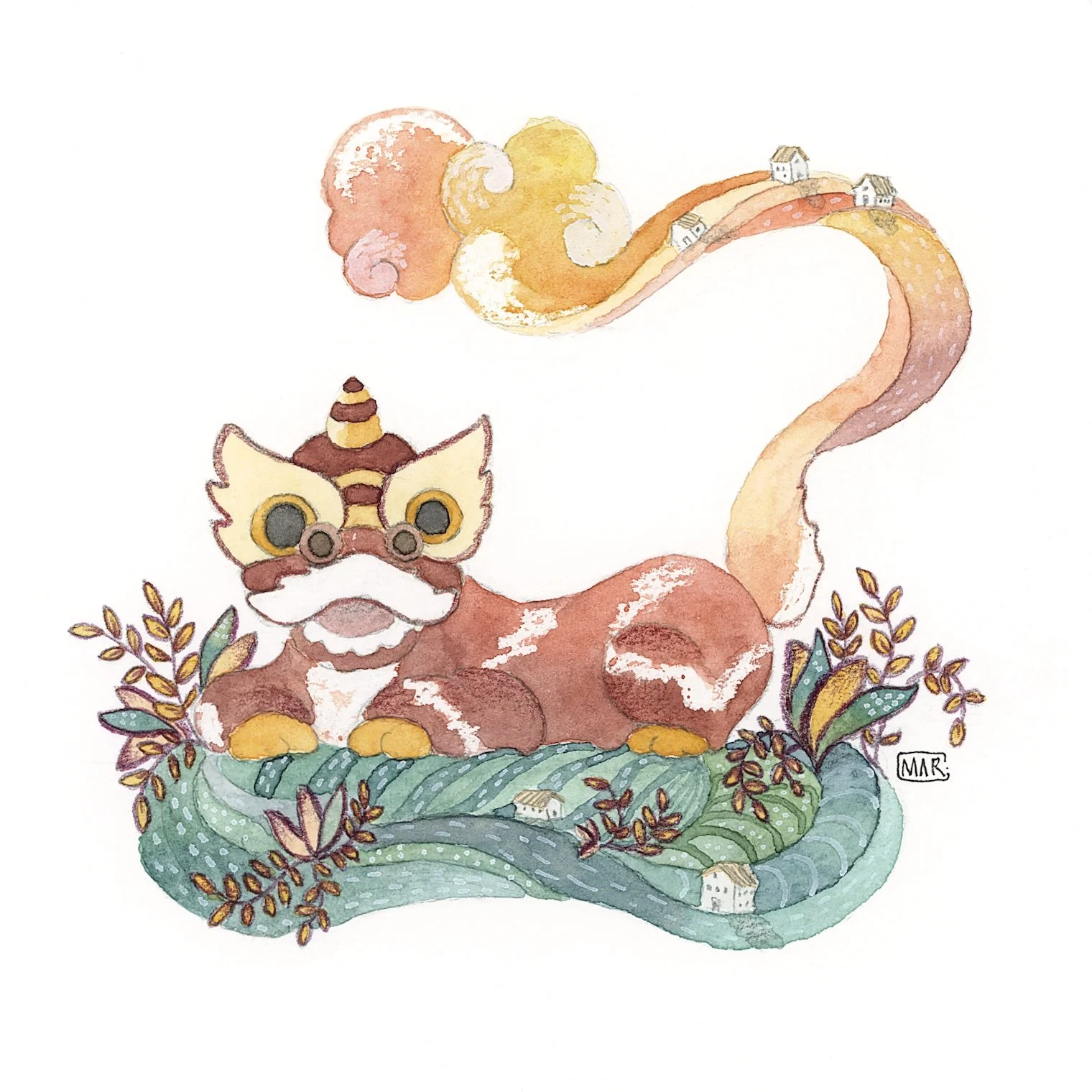 El guardián. 15 x 15 cm