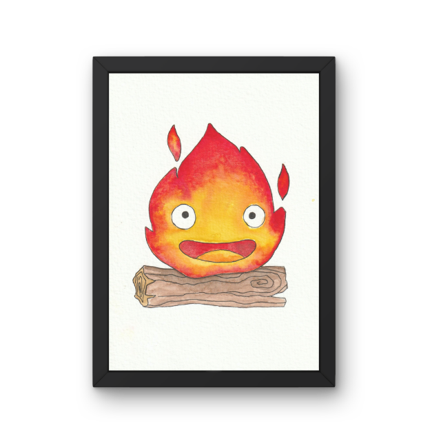 Calcifer. 12 x 16 cm*