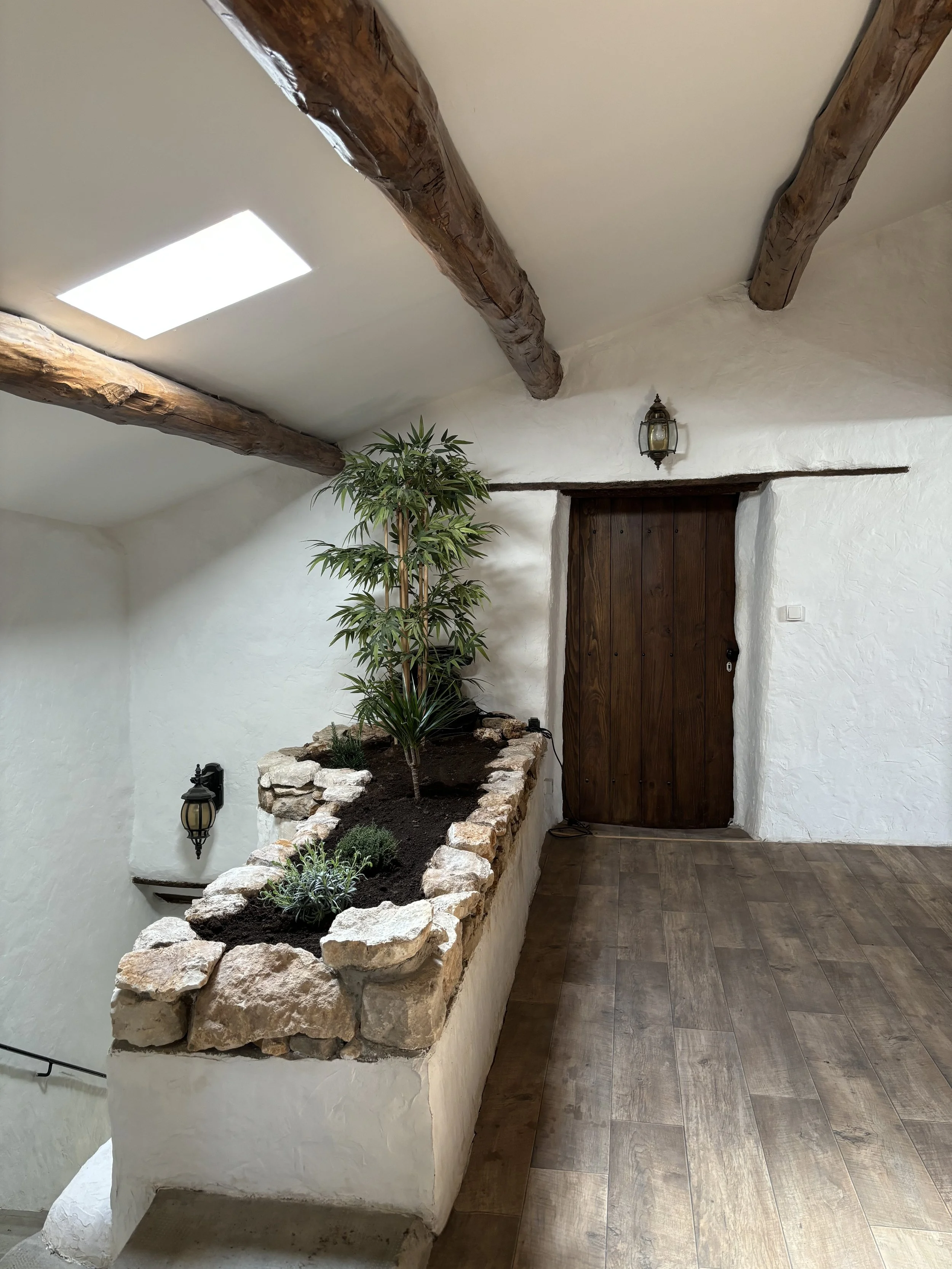Décoration végétale et minérale naturelle.