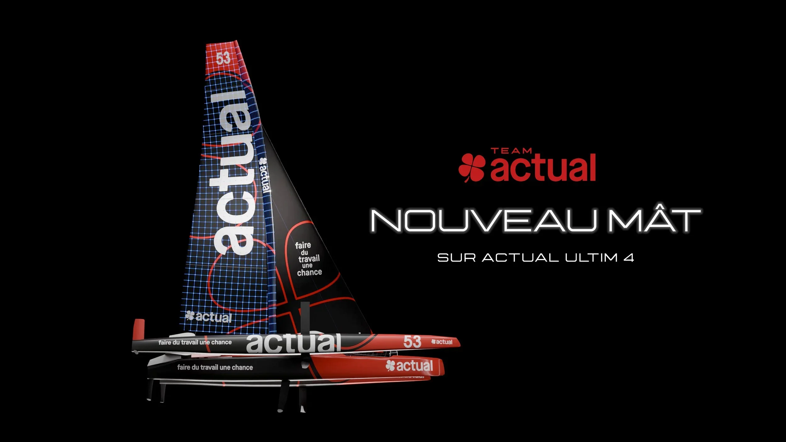 Actual Ultim 4 poursuit son évolution avec un nouveau mât&nbsp;