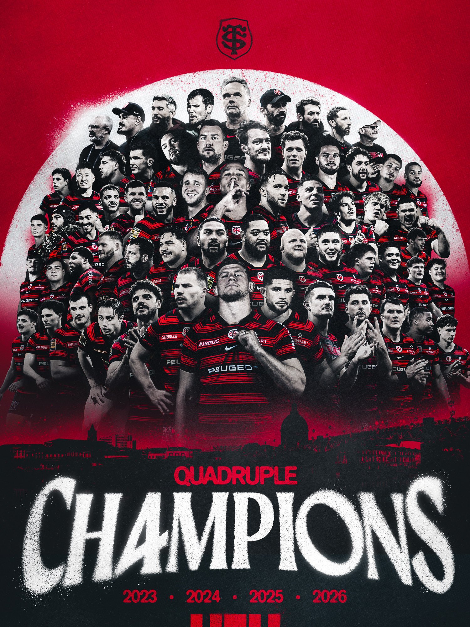Le Stade Toulousain une nouvelle fois sur le toit du Top 14 !