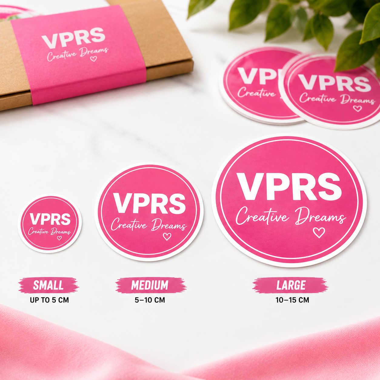 Custom-Cut Vinyl Stickers Large