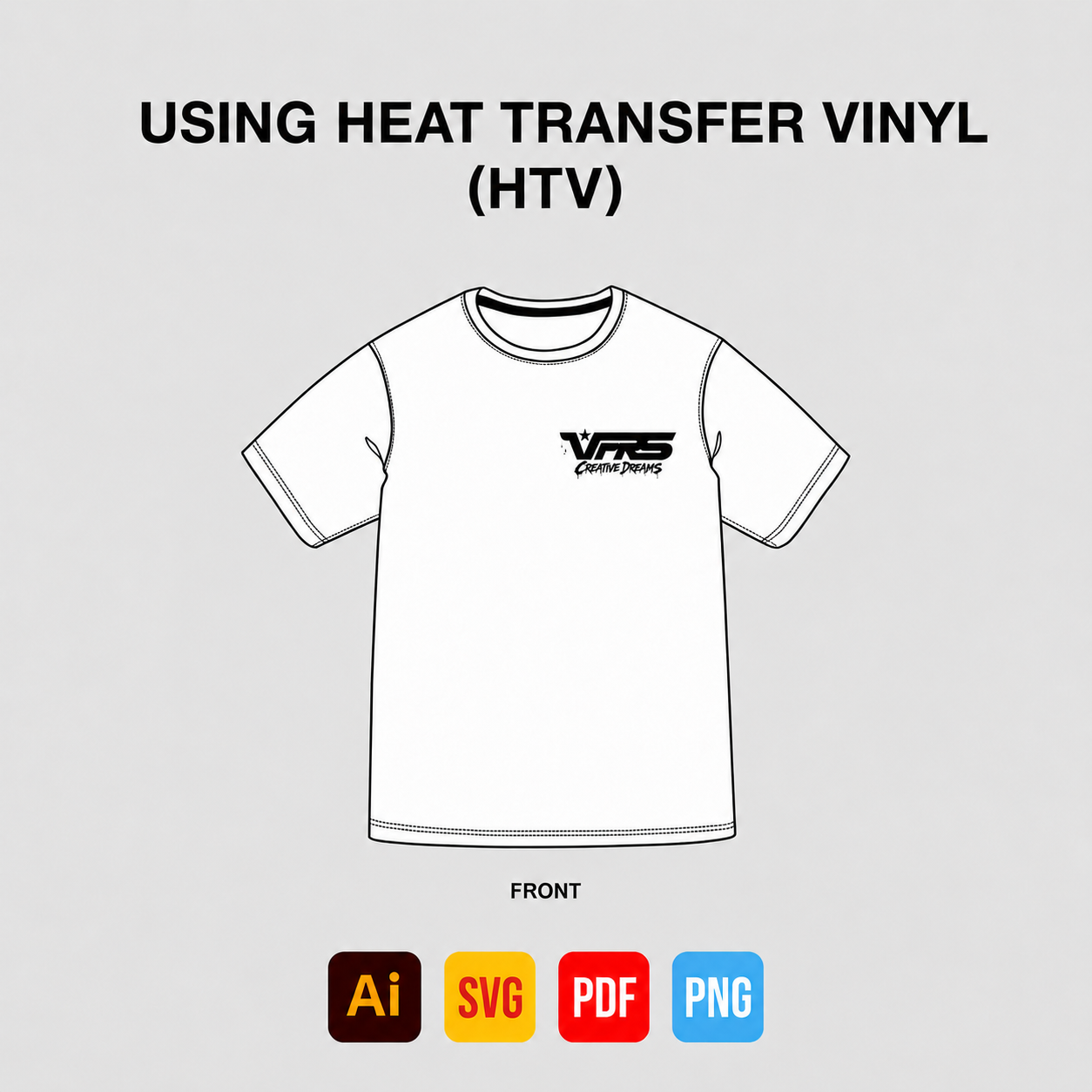 Custom T-shirts Front only