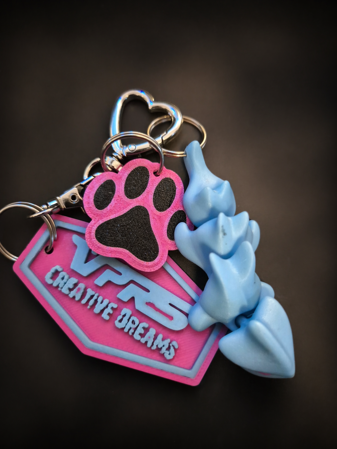 Custom 3D-Printed Keychain