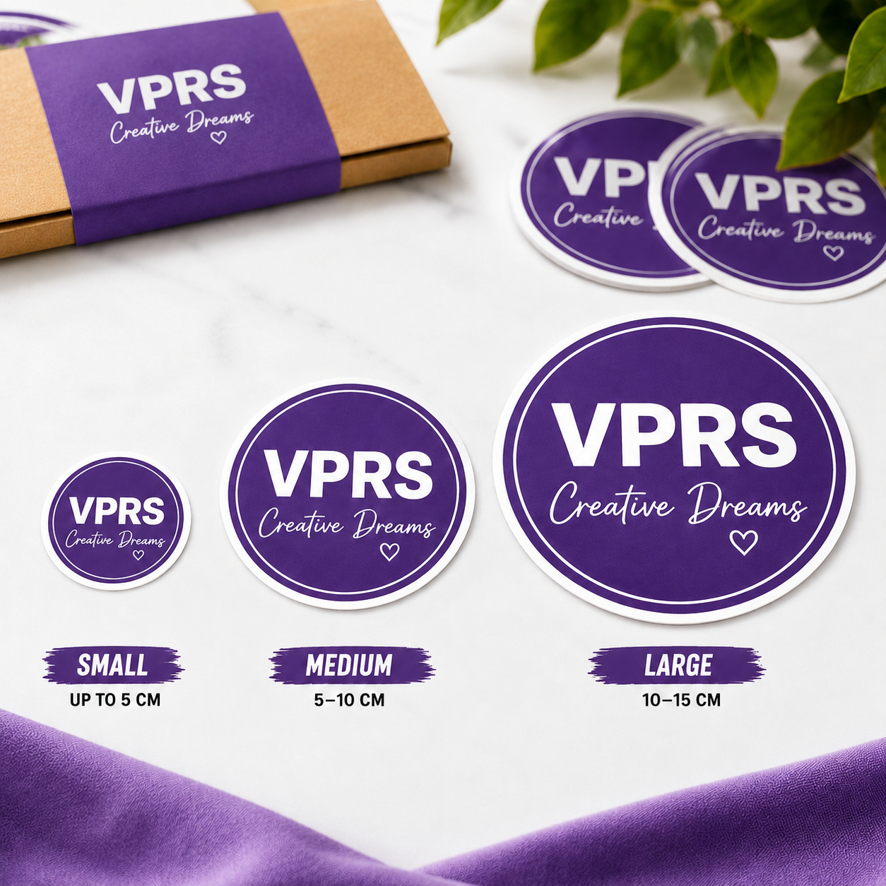 Custom Cut Vinyl Stickers (Single Colour) Medium