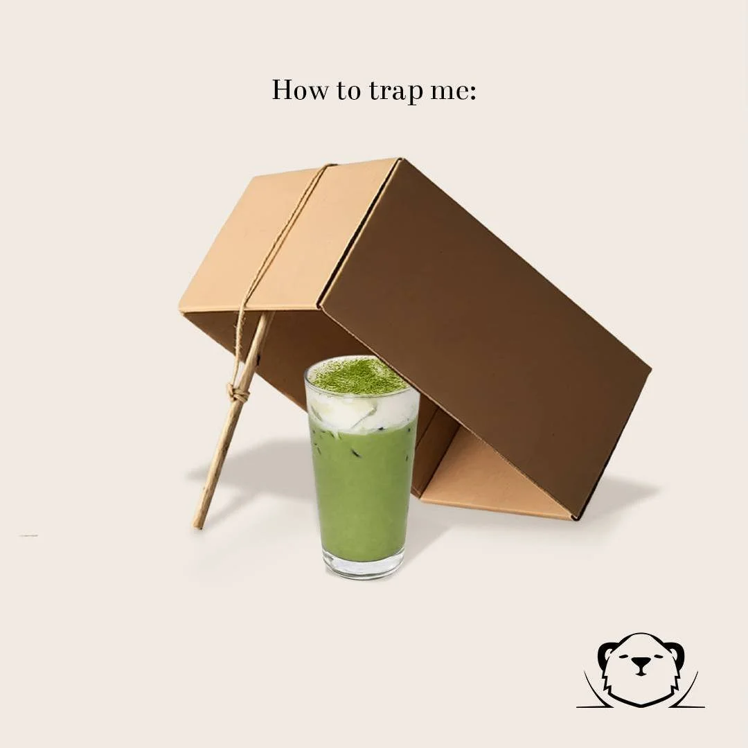 Who's falling for this trap? 👀
💚 A perfectly made iced matcha. No escape necessary. 😌✨