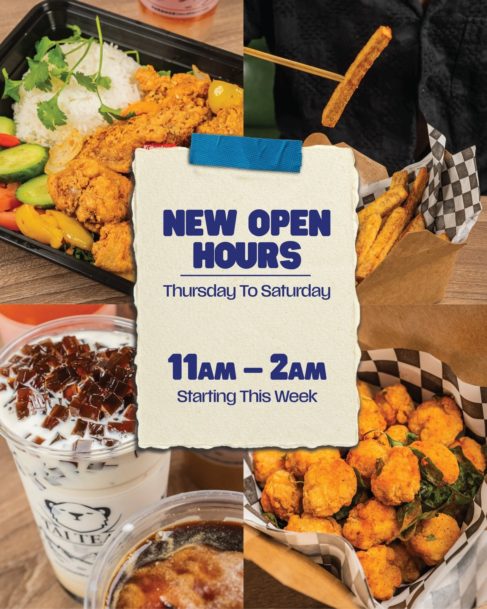 🌙 LATE NIGHT CRAVINGS JUST GOT BETTER! 🌙

We&rsquo;re staying open later Thursday through Saturday! 🍗✨
Starting this week, swing by anytime until 2AM for your late night cravings.

Tag your late night food run buddy 👀👇

#OCfoodies #vietnamesefus