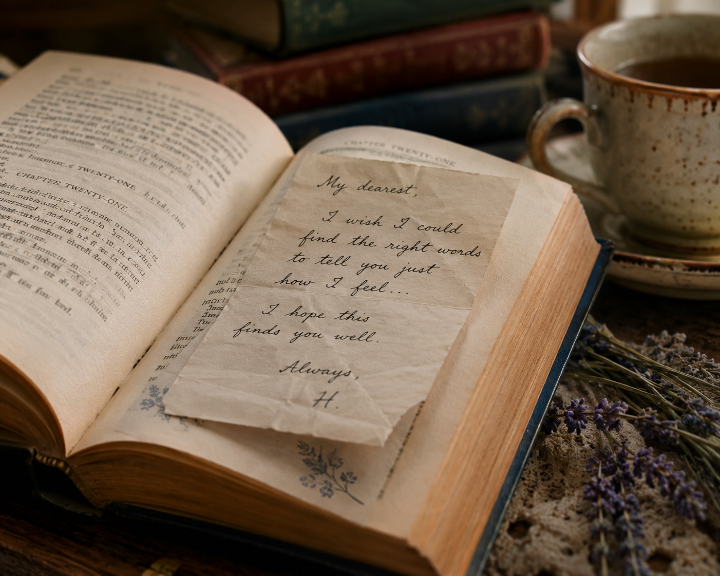A Letter Between the Pages