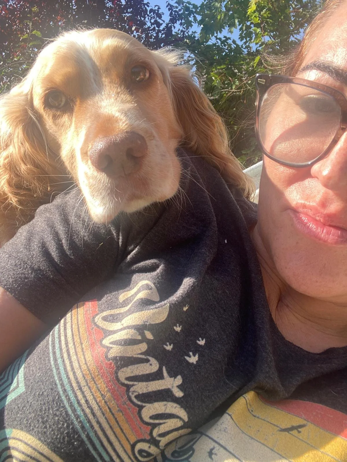Liz-M and her dog