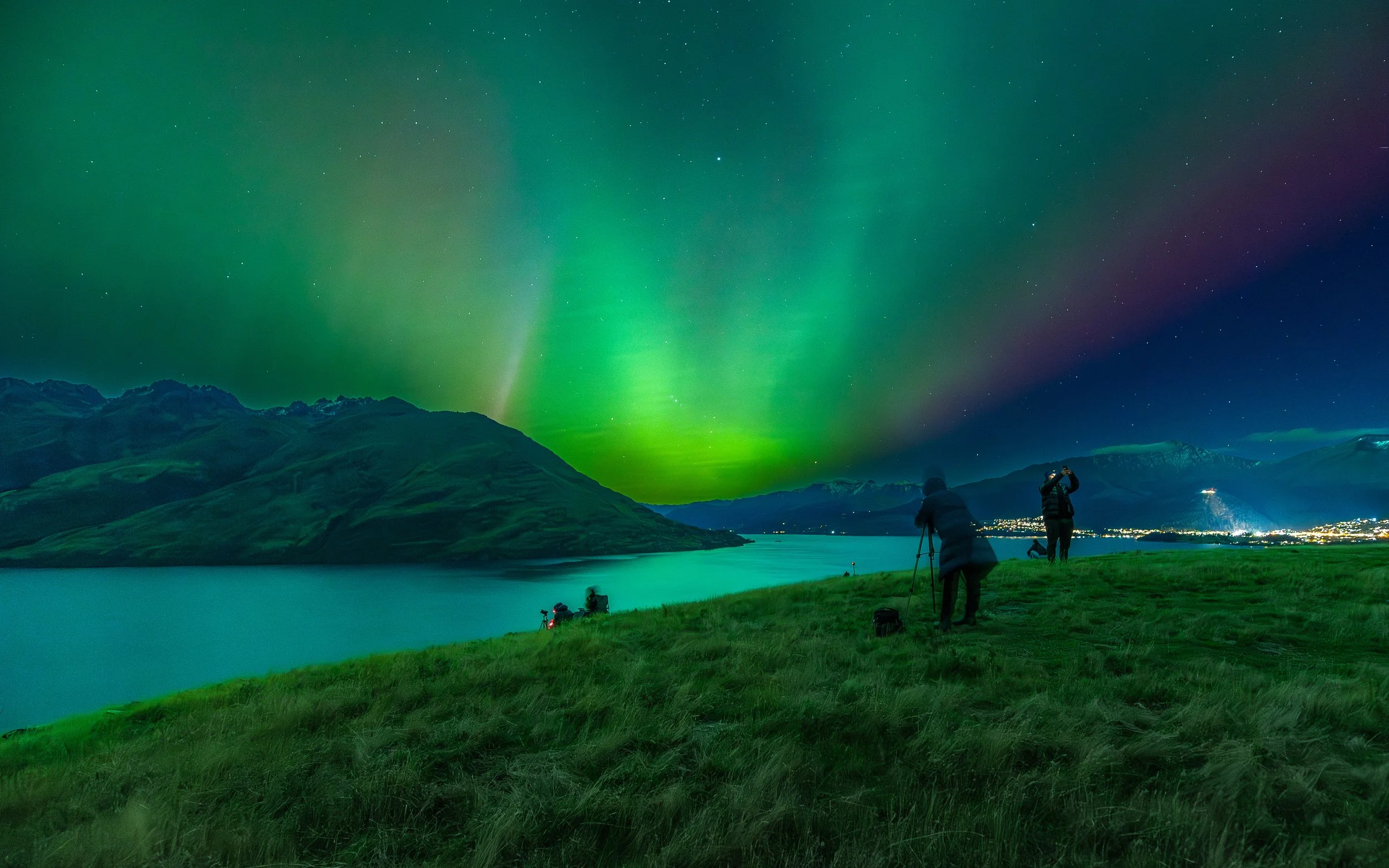 Chasing the Southern Lights