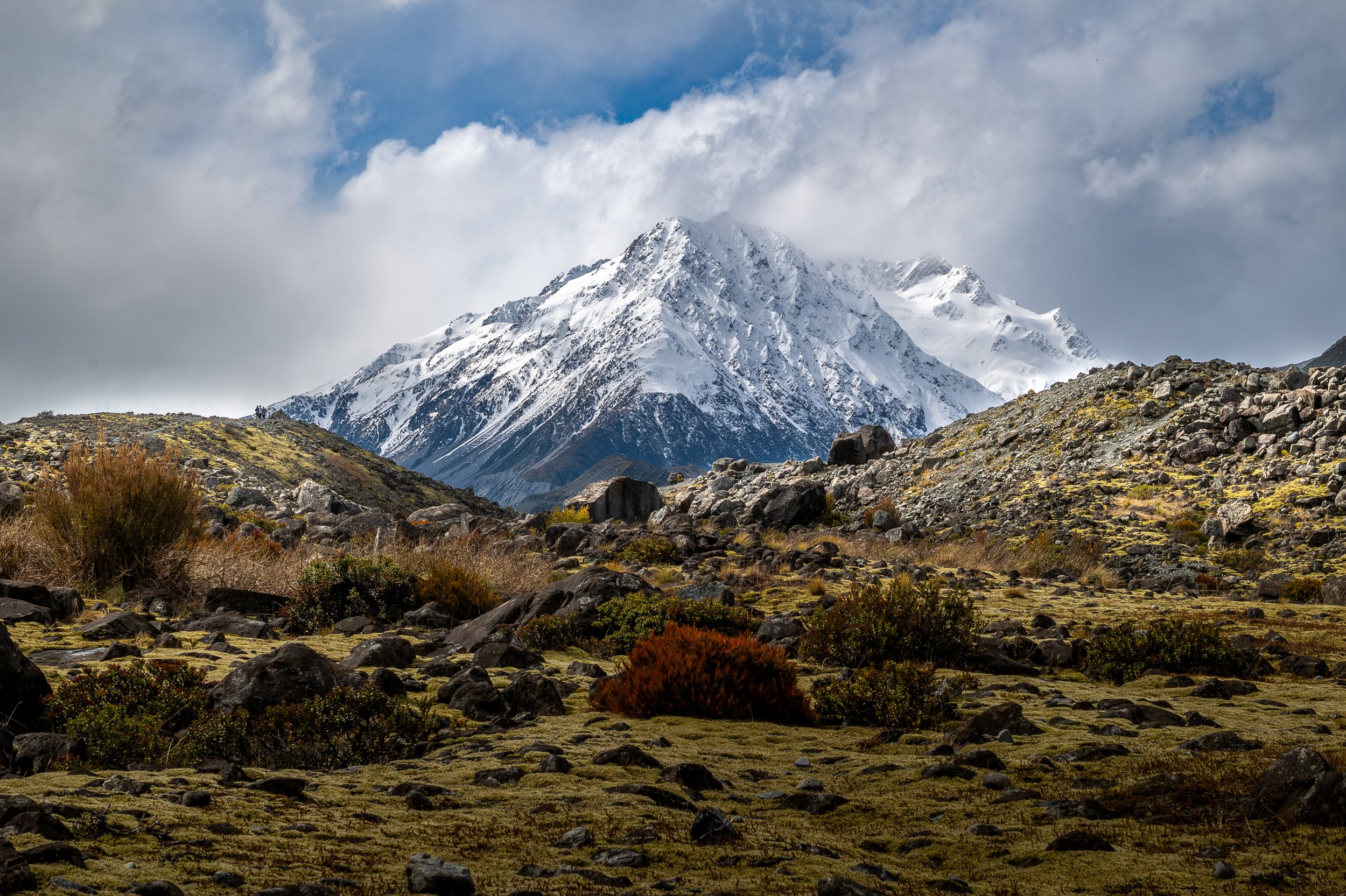 Snow-capped Southern Alps, New Zealand — Mountains fine art photography collection by La otra Patagonia