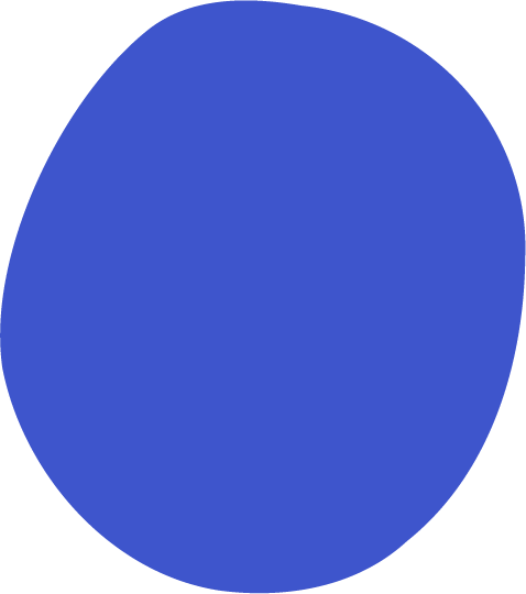 Blaue, abstrakte Zeichnung
