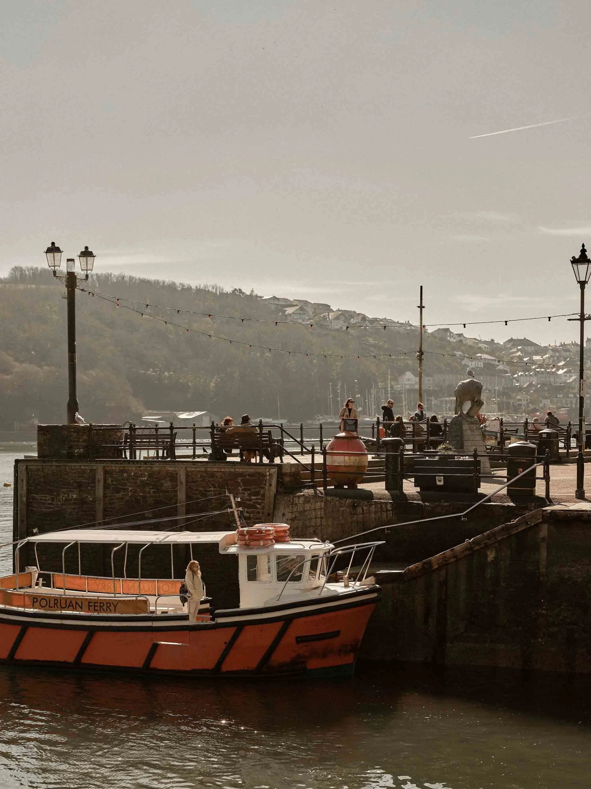 View from The Galleon Inn, Fowey, Cornwall