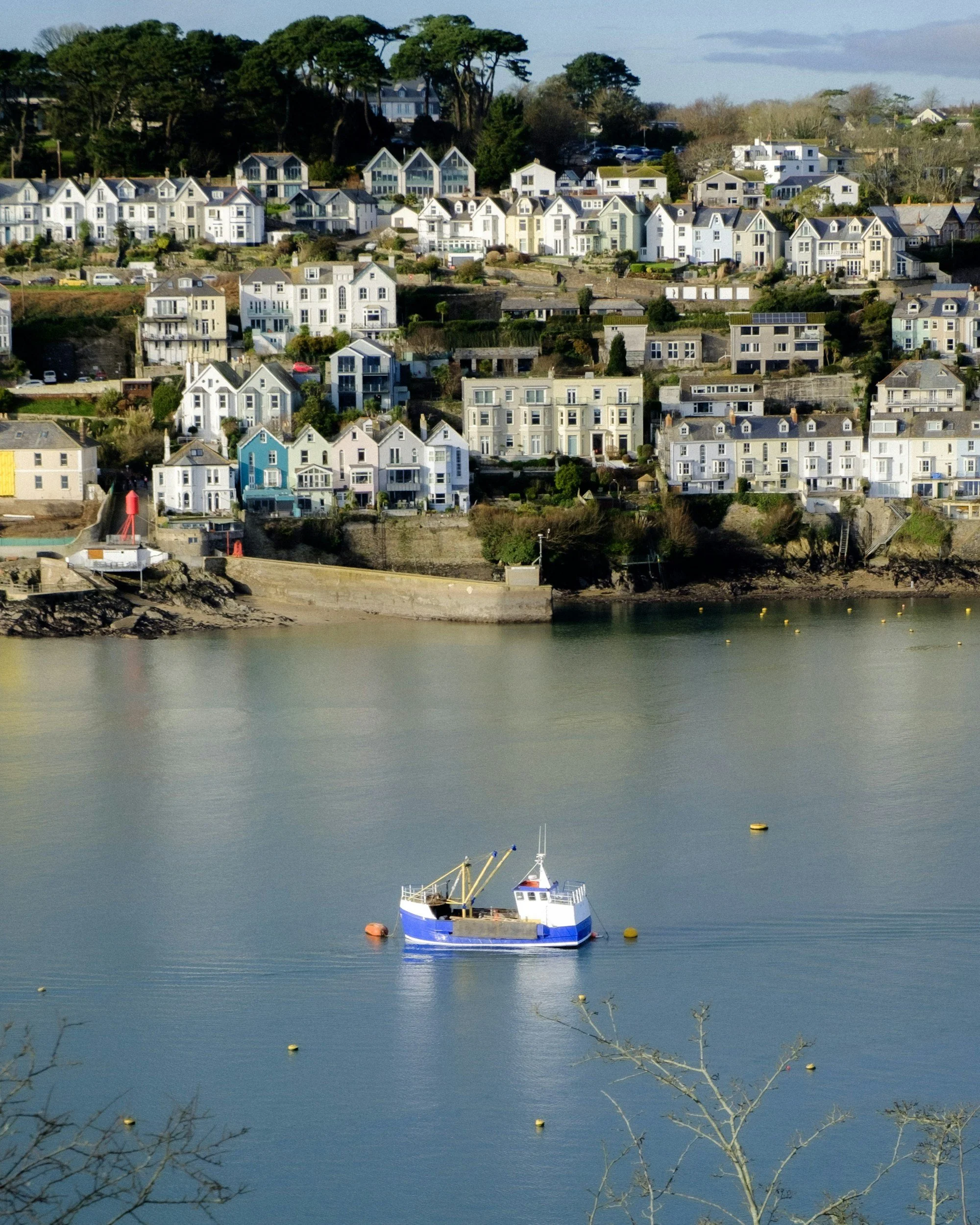 View of Fowey from Polruan