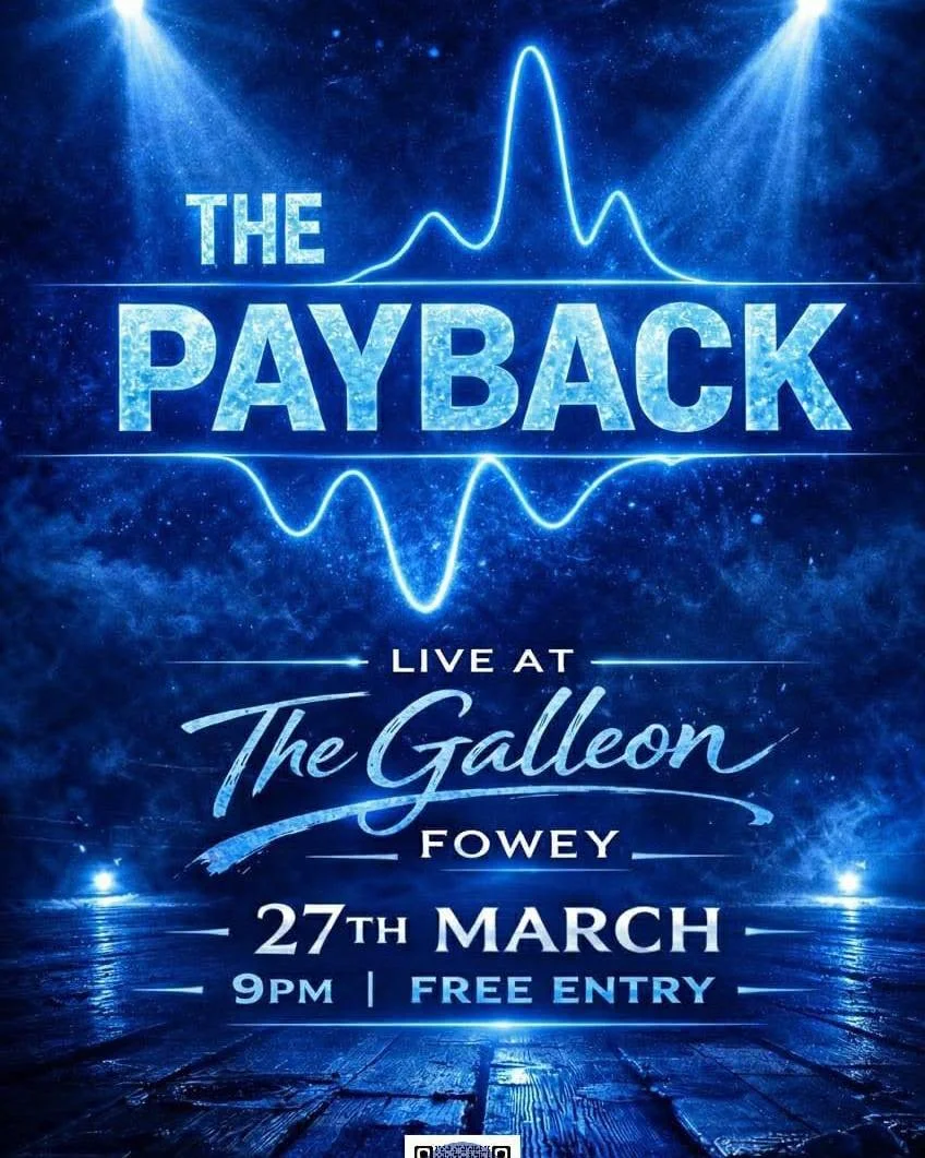This Friday we have another new band to us; The Payback. 
Come check them out 🎶