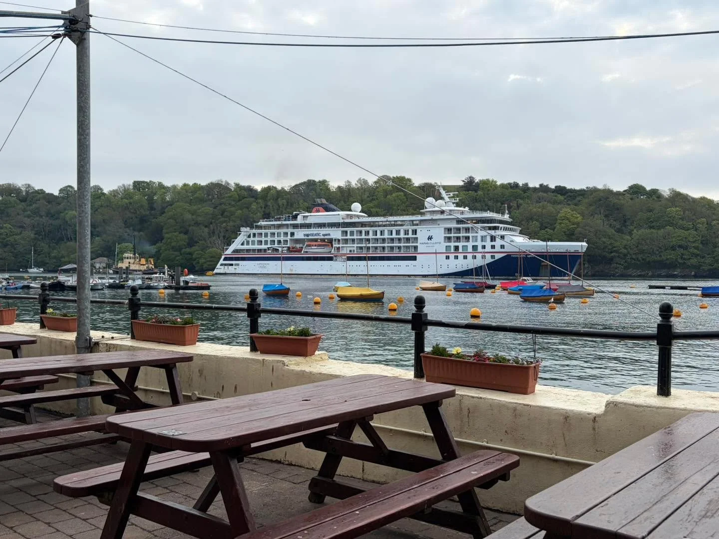 Our 2nd cruise ship of the season and it&rsquo;s only 1st May! 
This is Hanseatic Spirit, she&rsquo;ll be here until about 6:30pm. 

We have our giveaway draw live at 11am (draw closes at 9am) and this evening we have Looking For Dave