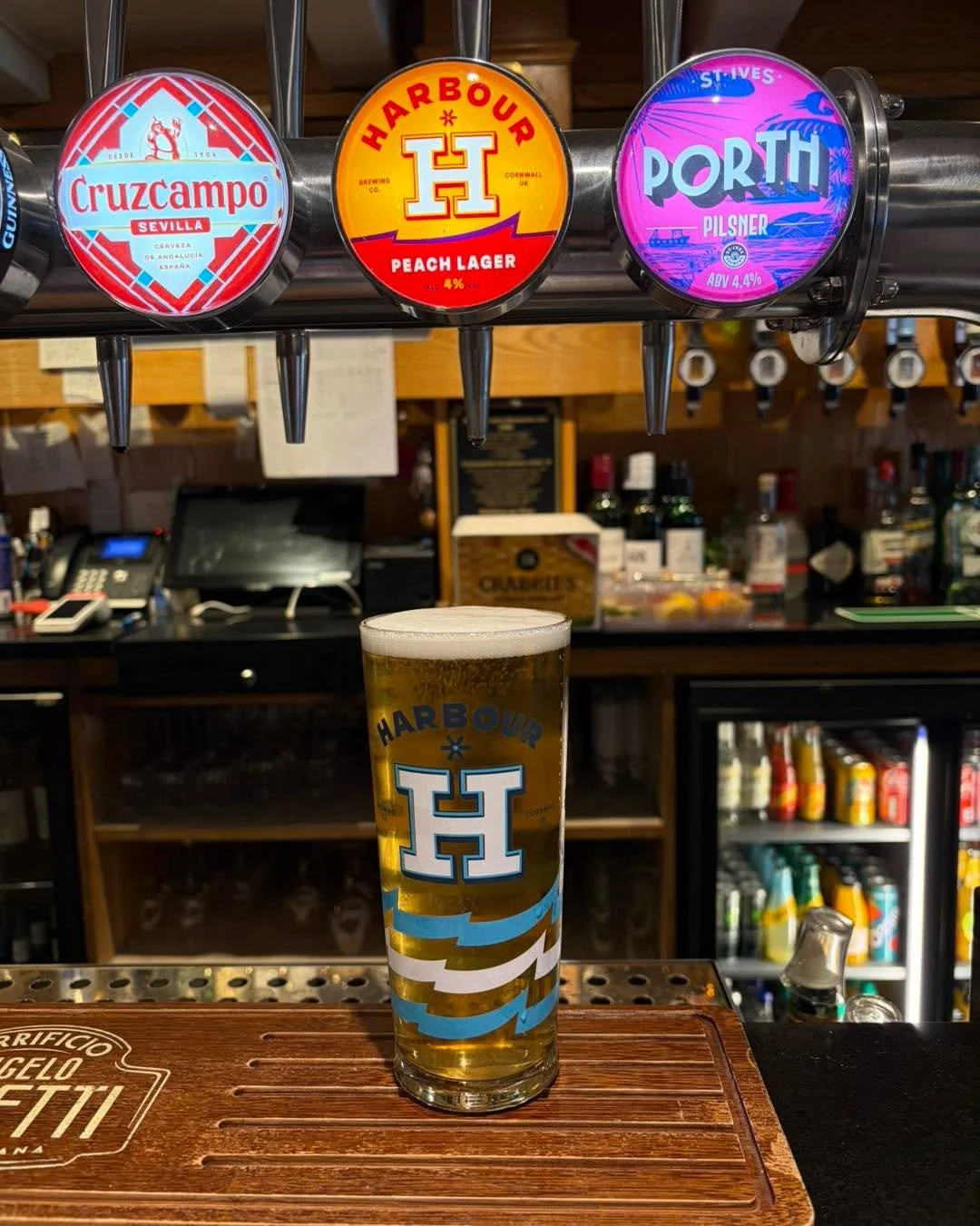 We have the brand new Harbour Brewing Company Peach Lager on tap. 
It&rsquo;s a fabulous drink for the summer we want to have 😎🍺

Give it a try next time you&rsquo;re in!
