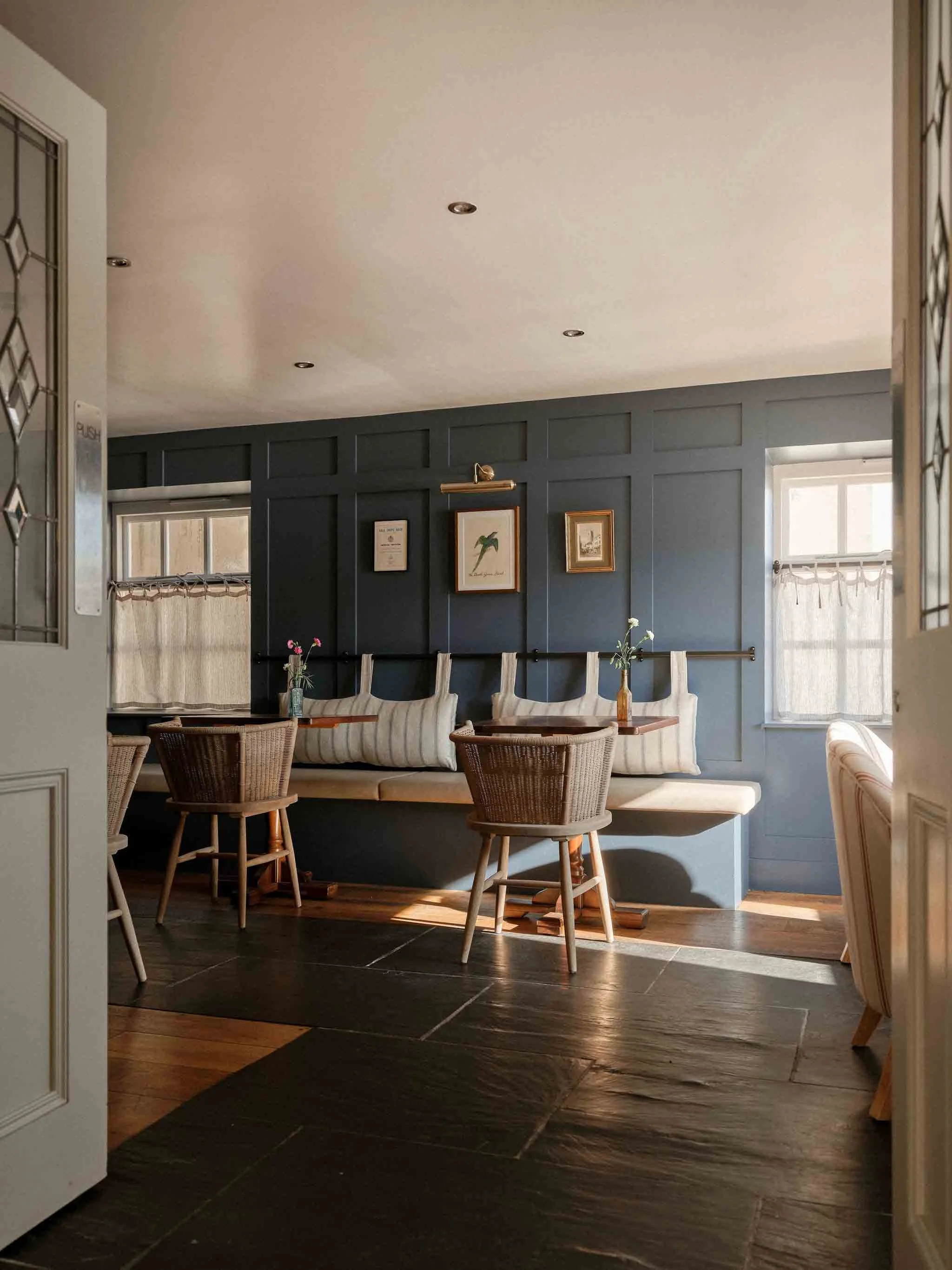 Dining area The Galleon Inn, Fowey, Cornwall