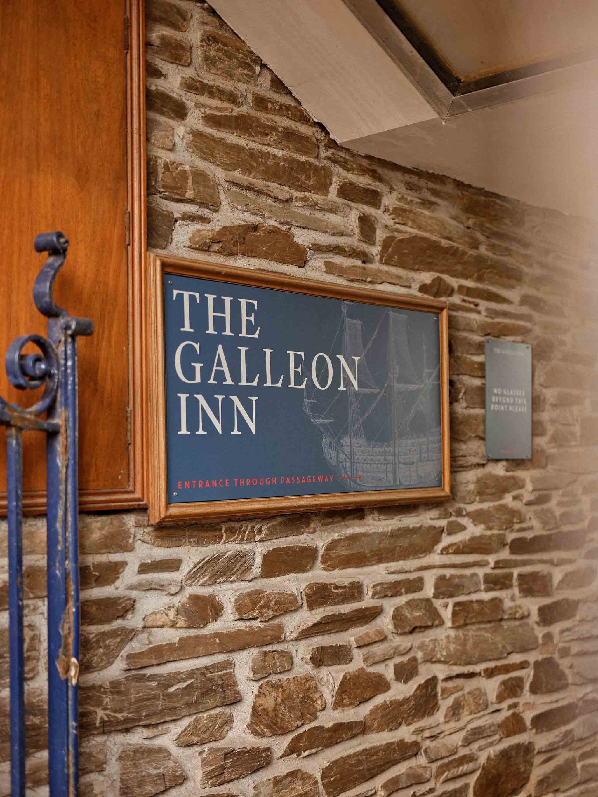 Old Cornish Pub The Galleon Inn, Fowey, Cornwall