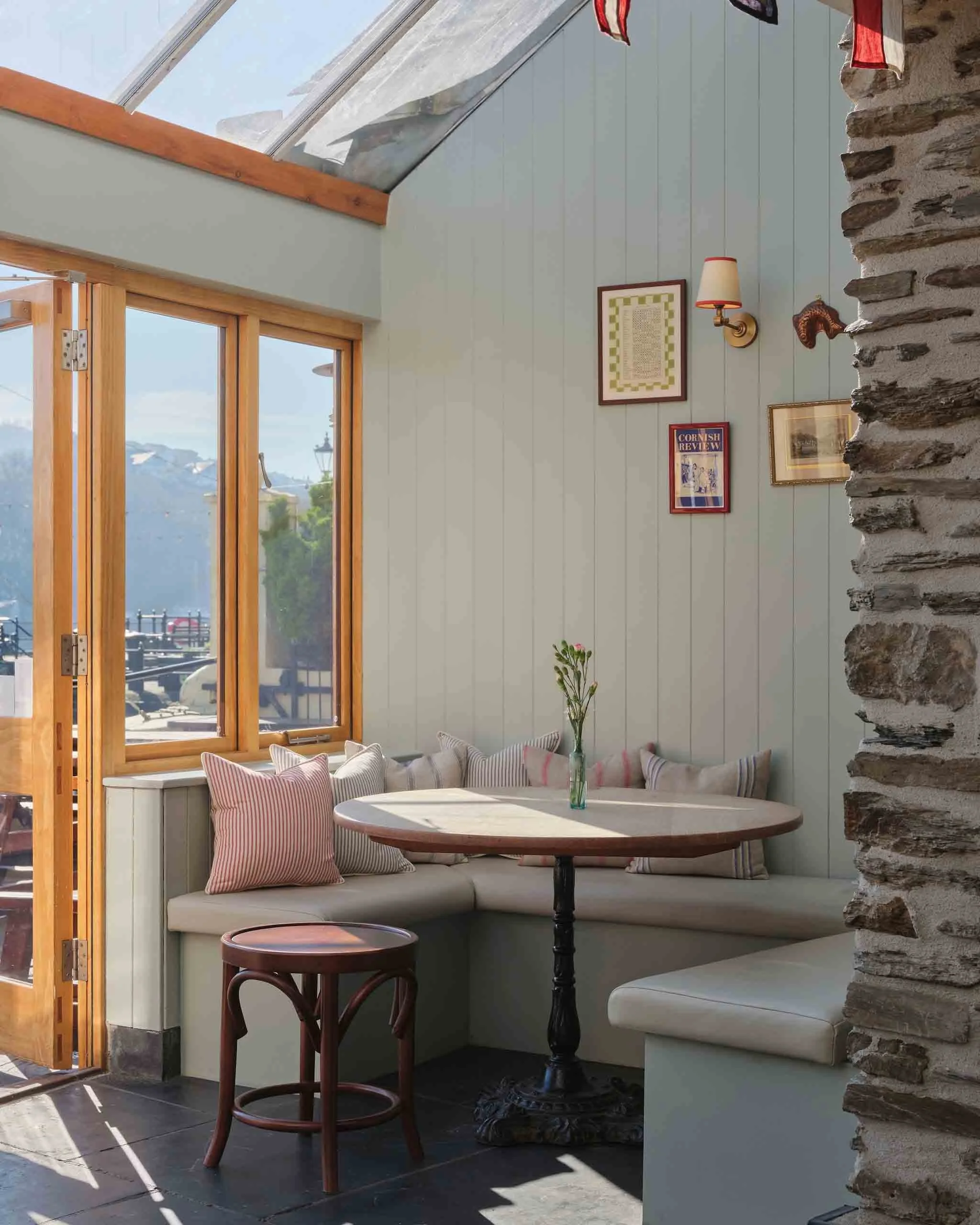 Riverside view The Galleon Inn, Fowey, Cornwall