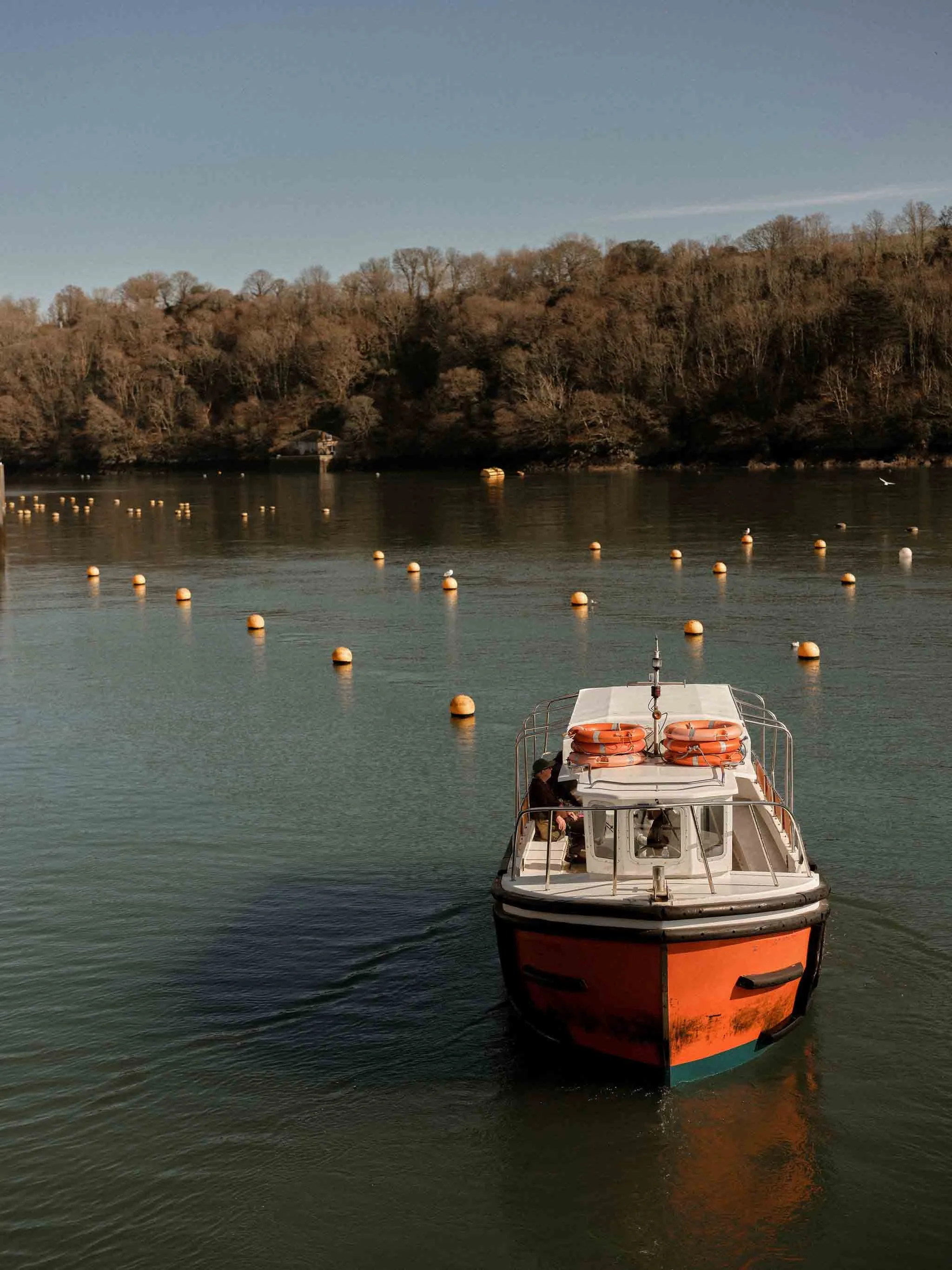 View from The Galleon Inn, Fowey Pub